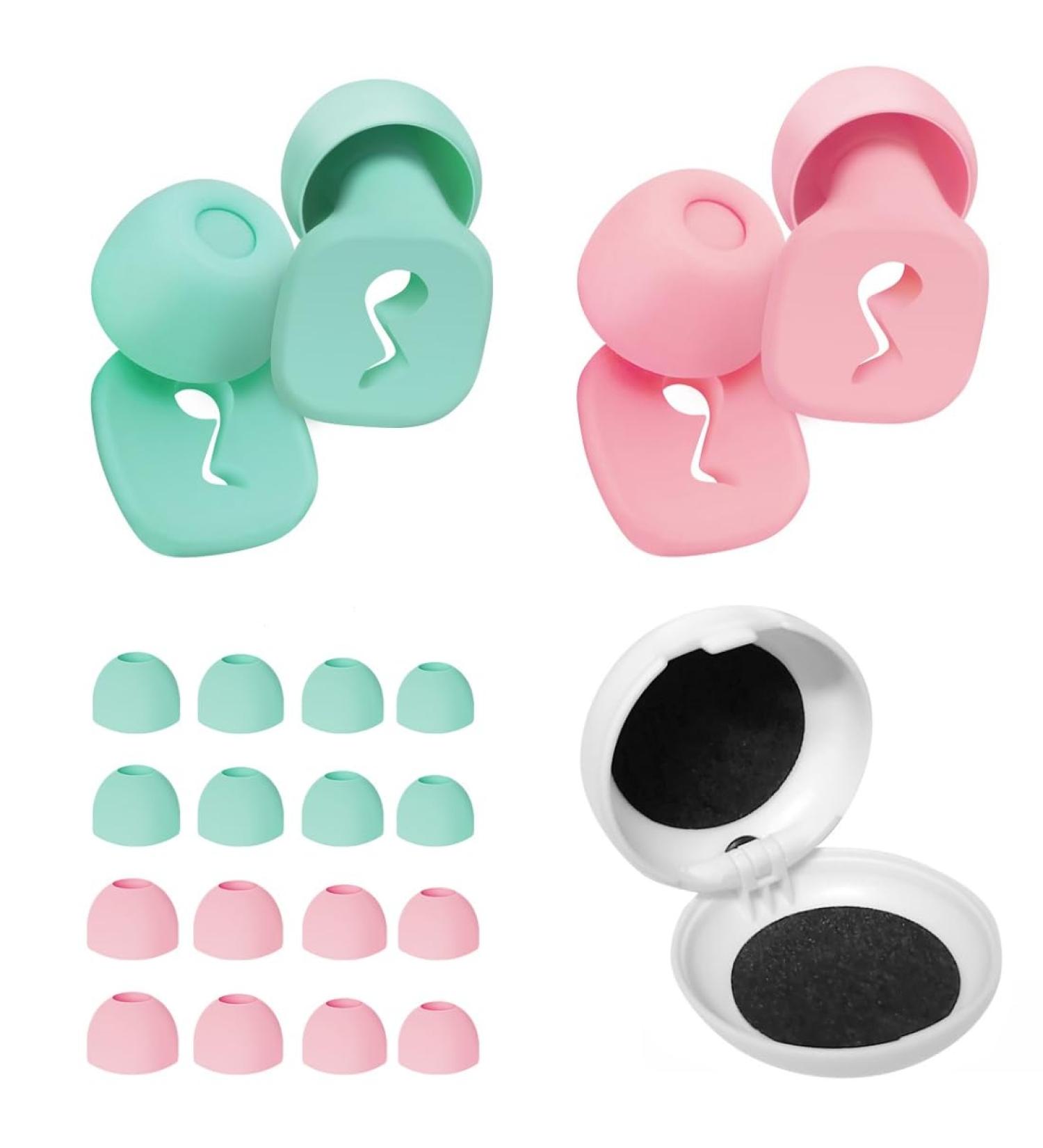 Noise Cancelling Ear Plugs for Sleeping & Concert 2 Pairs Silicone Ear Plugs for Swimming Kids & Adults 32dB Hearing Protection - Buy Online on GoSupps.com