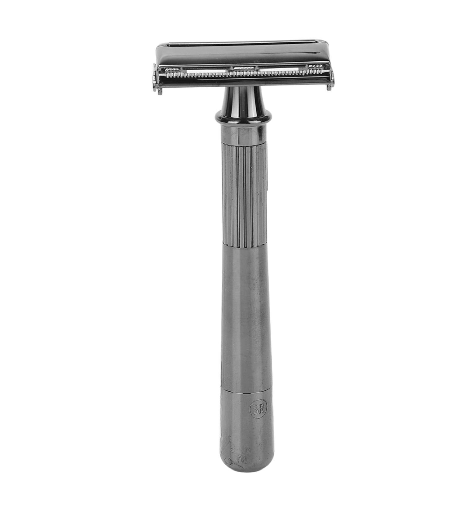 Double-Sided Safety Razor for Men - Ergonomic Aluminum Alloy Holder for Home & Travel - Buy Online on GoSupps.com