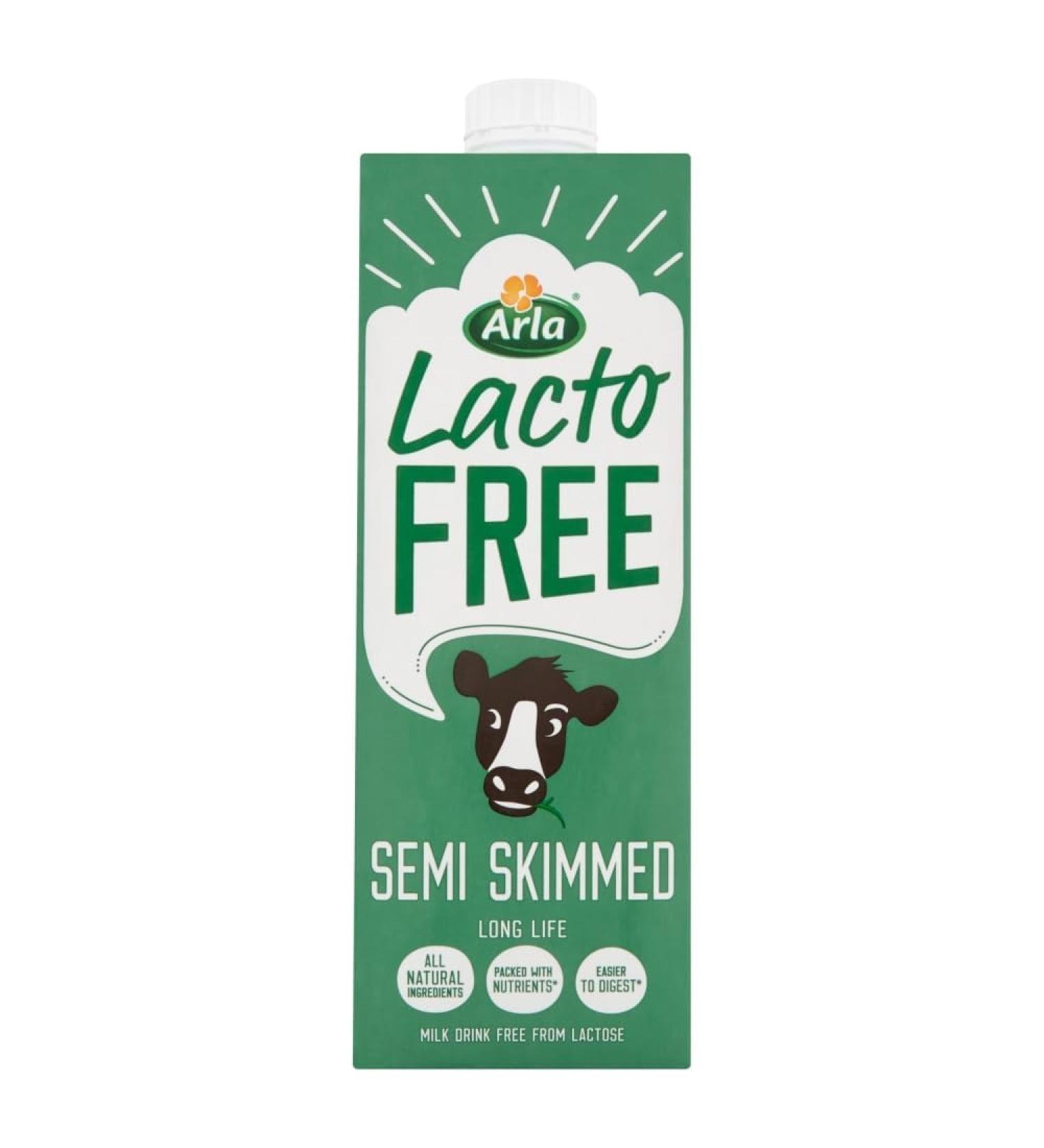 Lactofree Long Life Semi Skimmed 1l - Buy Online on GoSupps.com