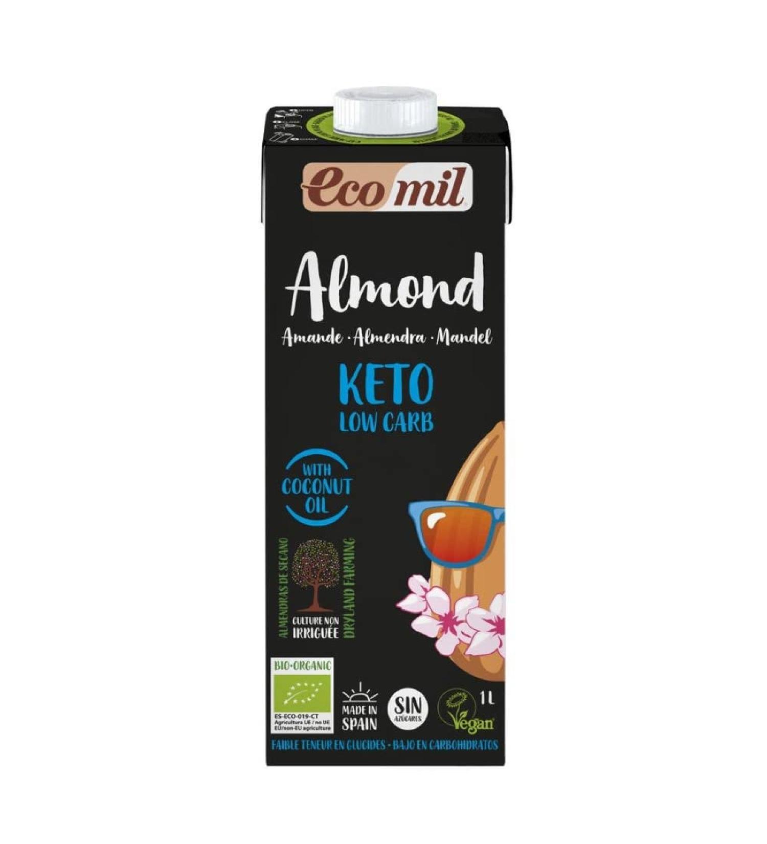 Ecomil Almond Drink Sugar Free Natural 1L (2)