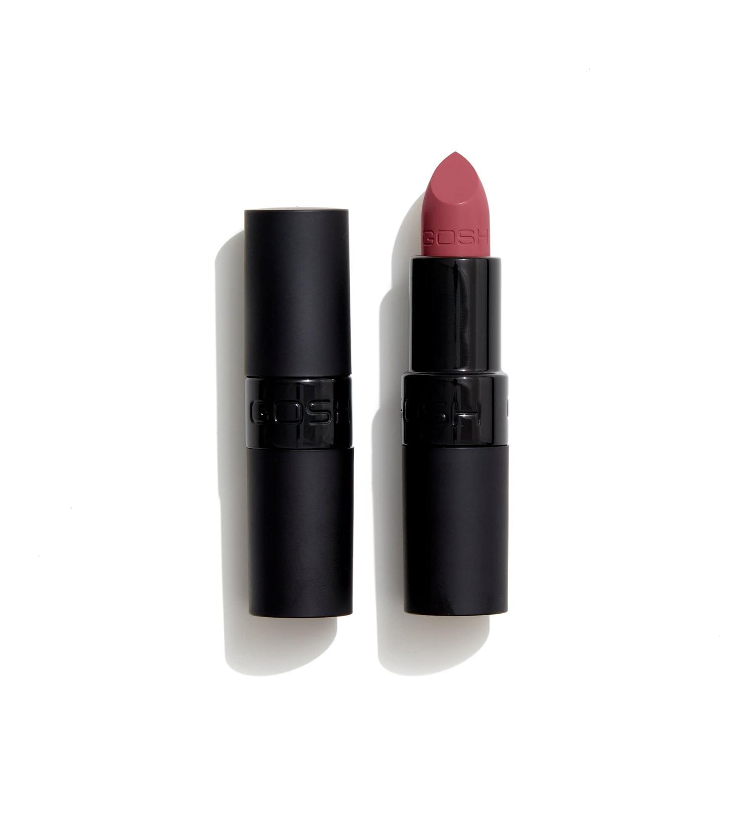 GOSH Velvet Touch Lipstick Matt-002 Matt Rose | Long-lasting Matte Lip Color - Buy Online on GoSupps.com
