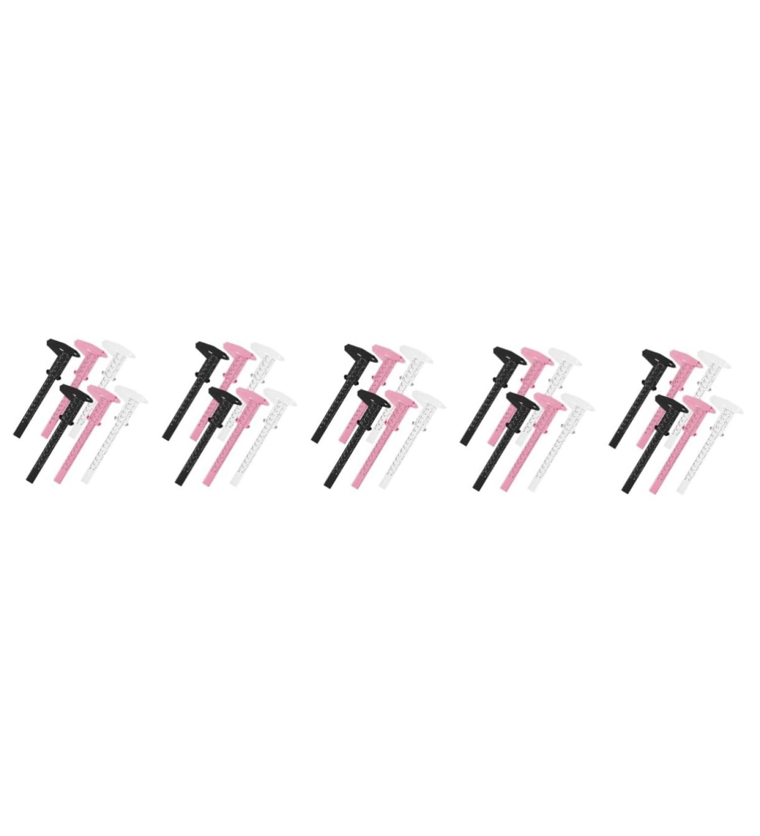 FOMIYES 30 Pcs Locating Rule Pocket Caliper Eyebrow Measuring Tool Small Calipers Eyebrow Pencil Face - Buy Online on GoSupps.com