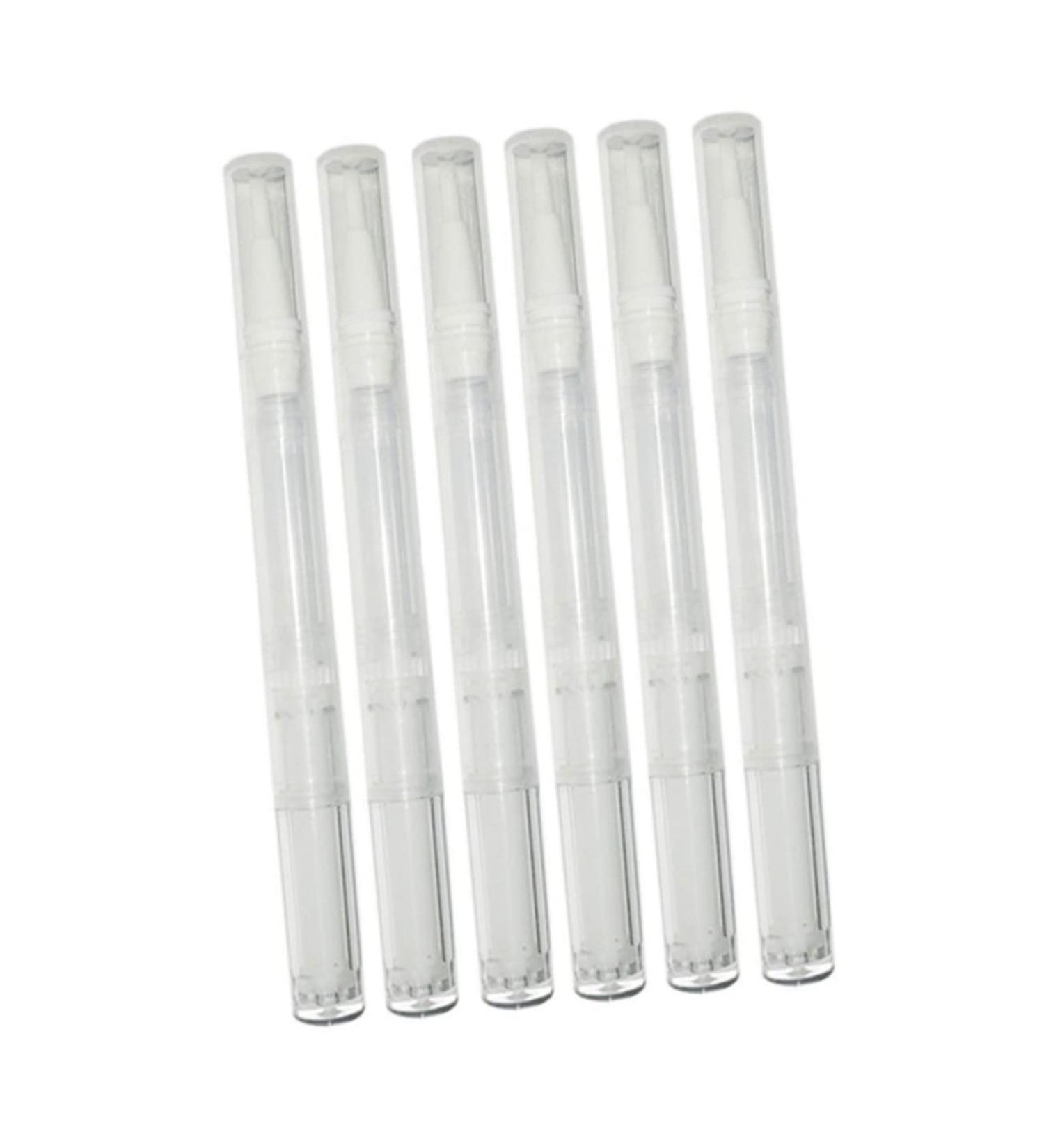  Healvian Healvian 6 Pieces Empty Pens Lip Gloss Lip Stain Nail Polish Transparent Pens Empty Nail Oil Pen Empty Liquid Tube - Buy Online on GoSupps.com