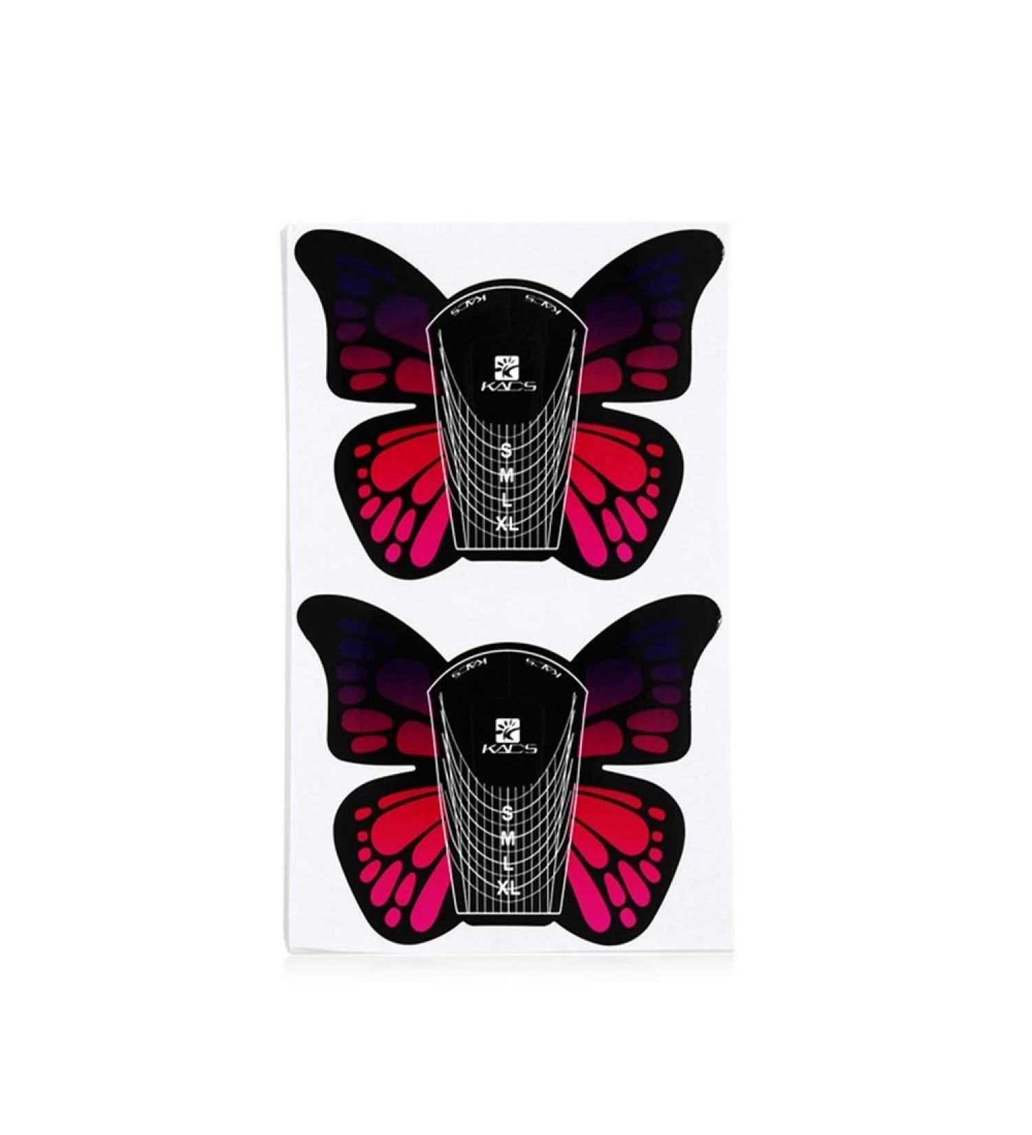 Shop 100 Butterfly Shape Self-Adhesive Gel Nail Extensions - Alexnailart | DIY Acrylic & UV Gel Manicure Tools | International Shipping - Buy Online on GoSupps.com