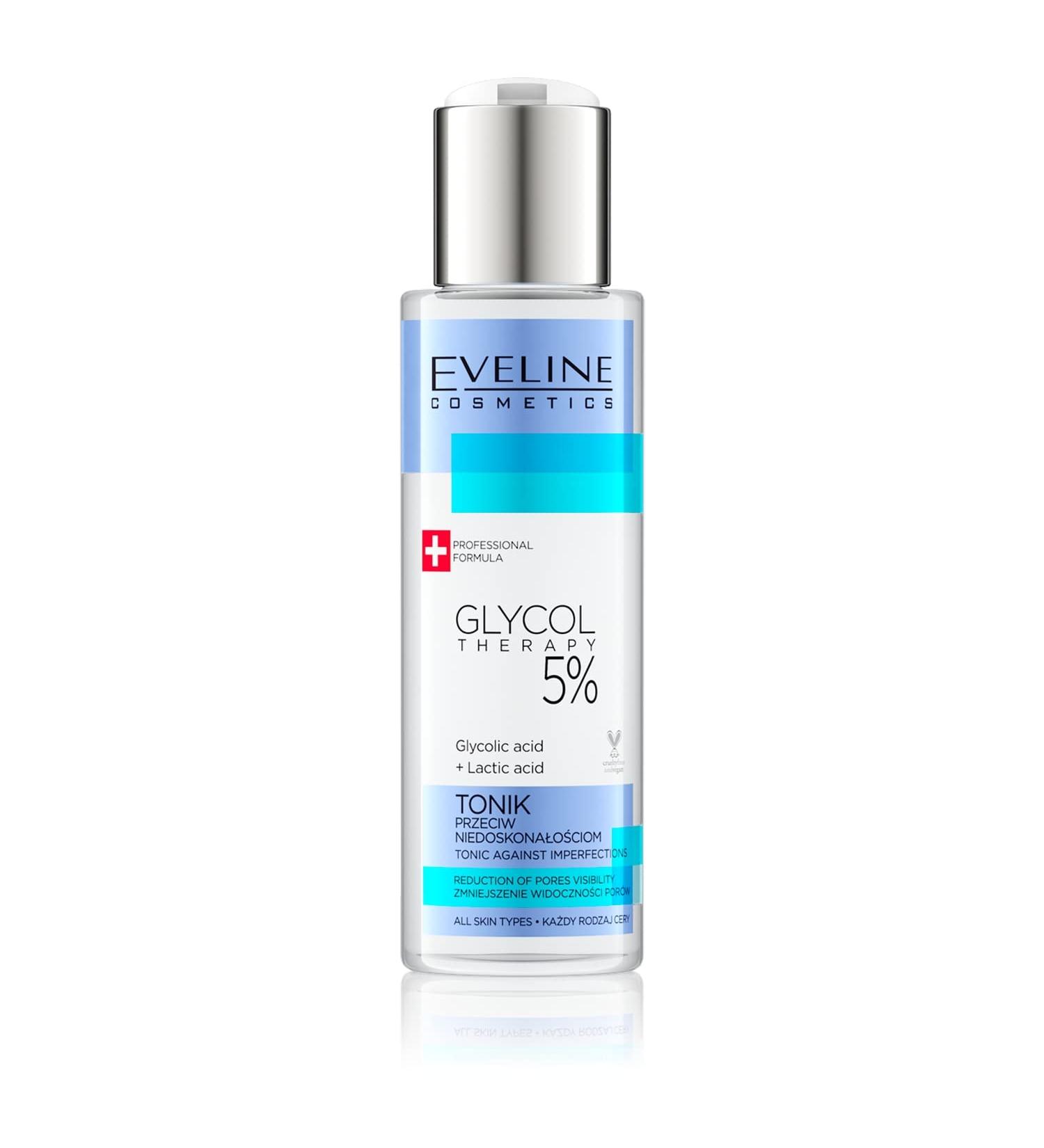Eveline Cosmetics GLYCOL THERAPY 5% Tonic for Imperfections 110 ml - Buy Online on GoSupps.com