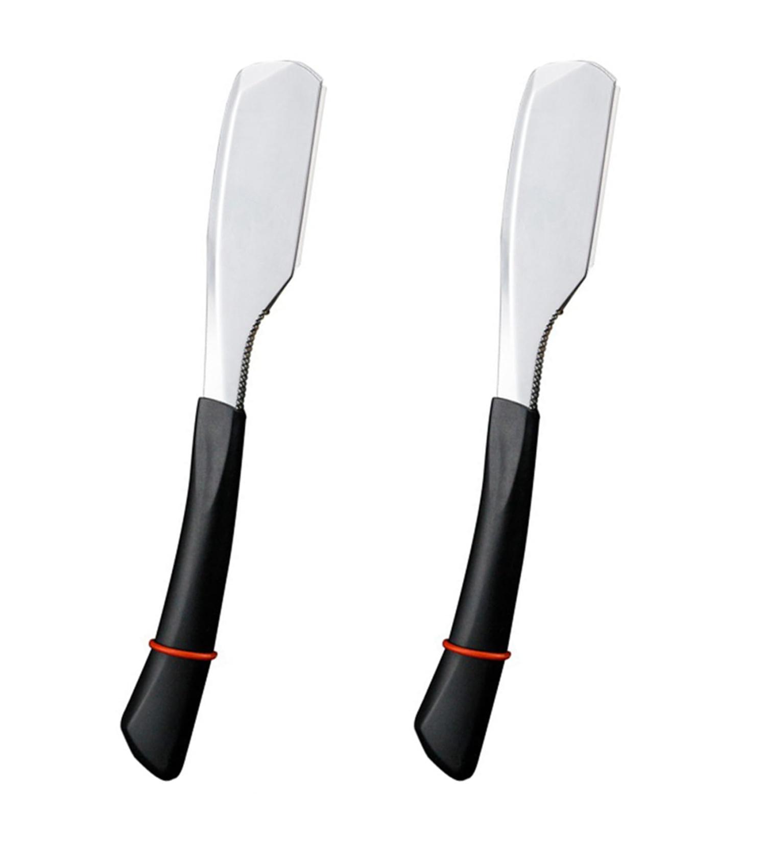 Lckiioy 2X Shaving Knife Set | Spring Design Blades for Men & Women | Perfect for Beard Face Armpit & Body Shaving - International Shipping Available - Buy Online on GoSupps.com