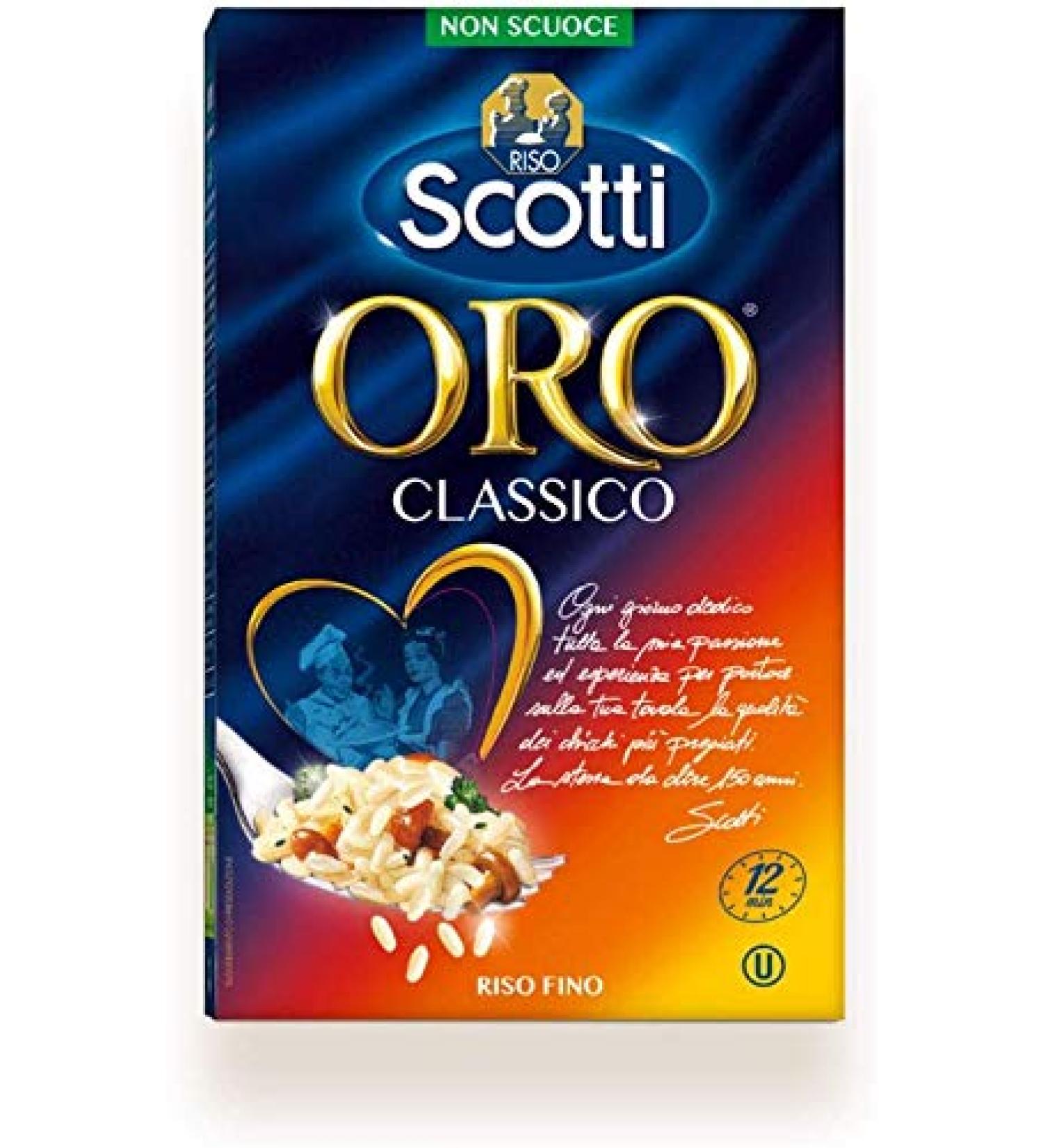 Riso Scotti scotti RISO SELEZIONE ORO Classic Italian Rice 3 Packs 1 Kg