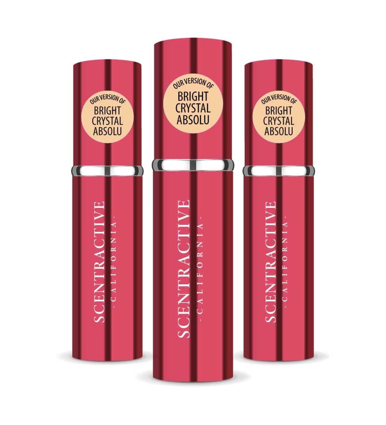 CA Perfume Impression of Bright Crystal Absolu For Women Replica Version Fragrance Dupes Concentrated Long Lasting Eau de Parfum Spray Refillable Atomizer Bottle 0.17 Fl Oz/5ml-X3 VRSC BRIGHT CRYSTAL ABSOLU IMPRESSION 0.51 Fl Oz (Pack of 1) - Buy Online on GoSupps.com