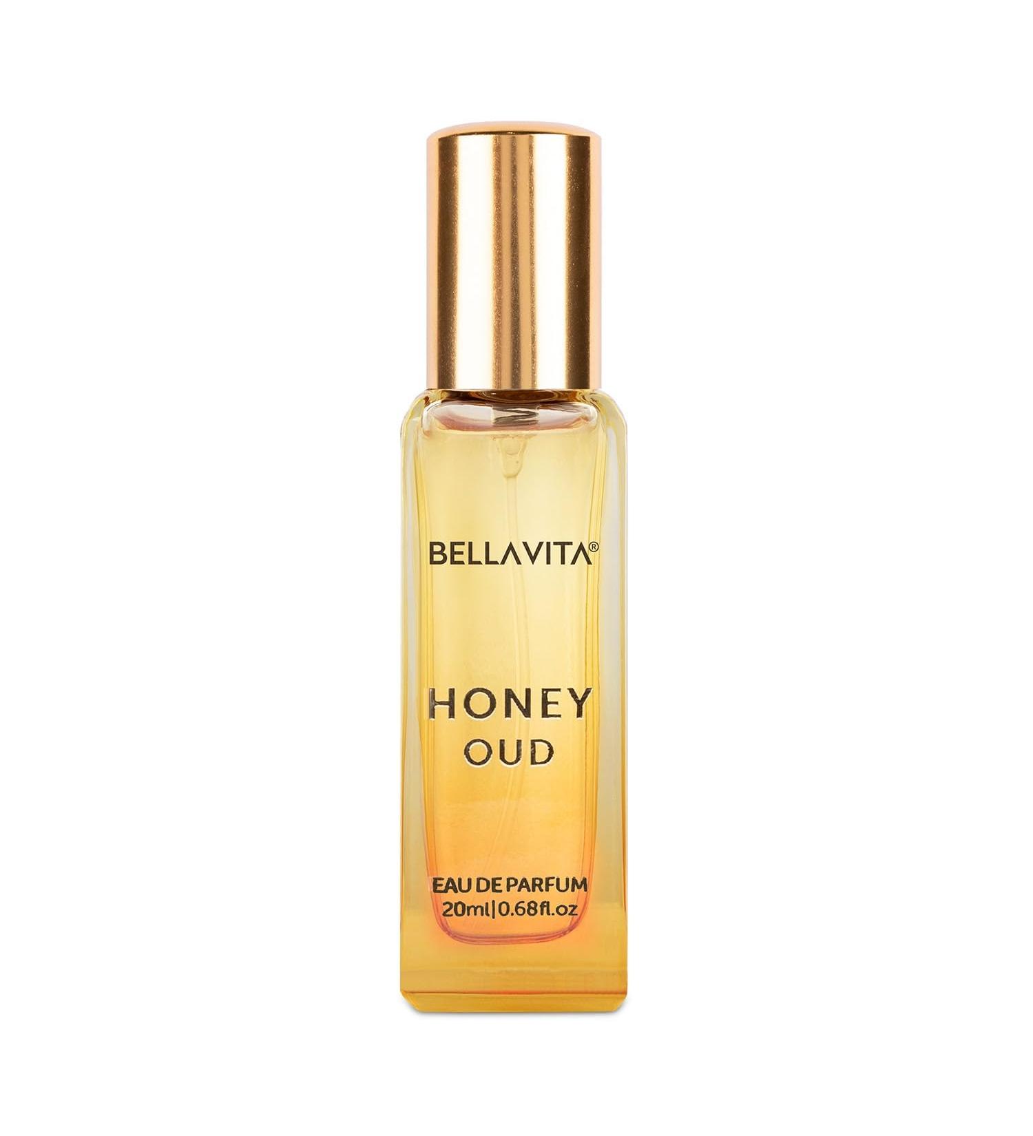 Be'llaVita Luxury Honey Oud Unisex Eau De Parfum with Bergamot Patchouli Vanilla|Premium Sweet & Spicy Fragrance for Men & Women 20ML - Buy Online on GoSupps.com