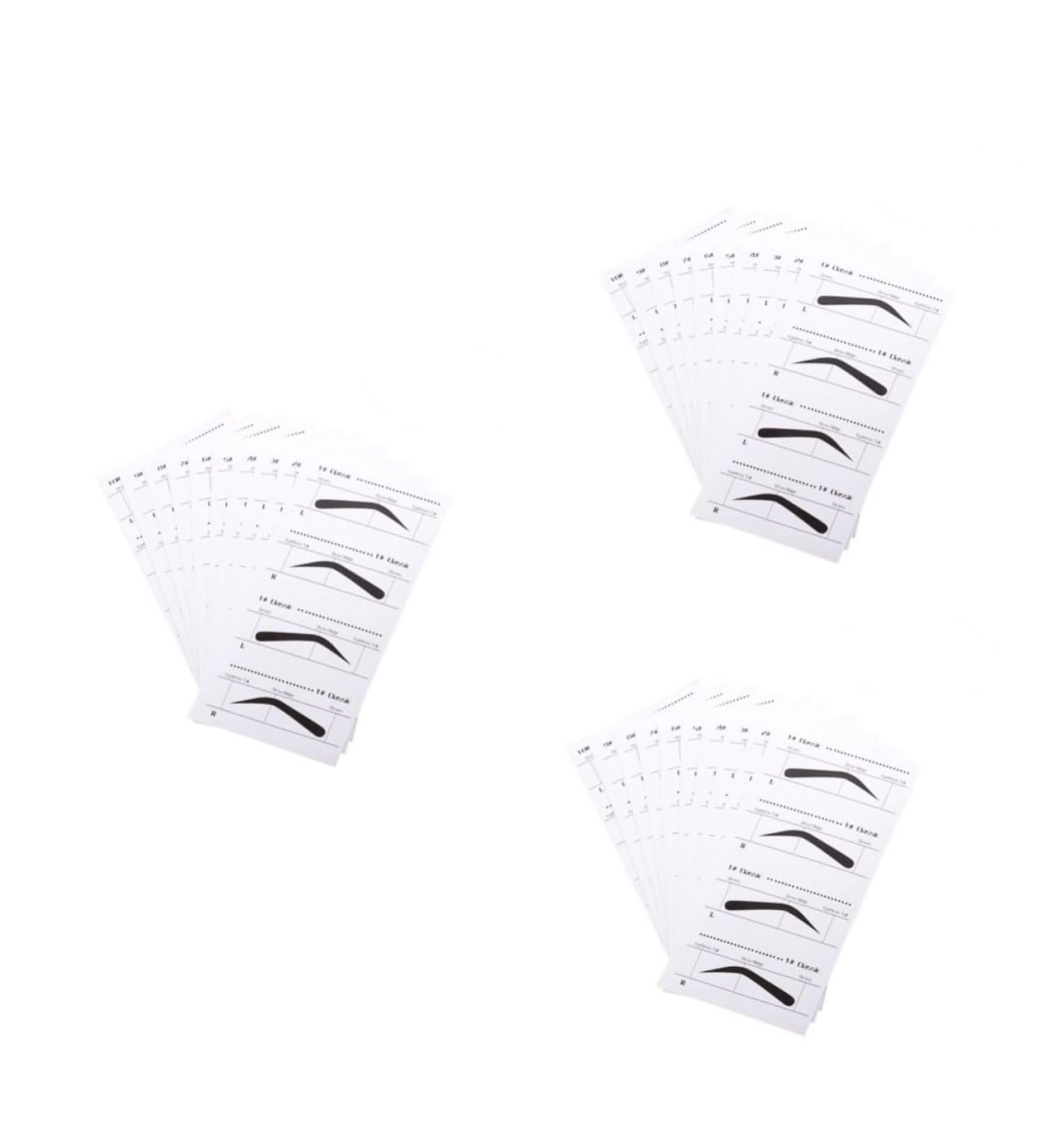 FOMIYES 30 Pcs Eyebrow Shaping Stencils Eyebrow Card Eyebrow Template Stencils Suite Seal Eyebrow Shape - Buy Online on GoSupps.com