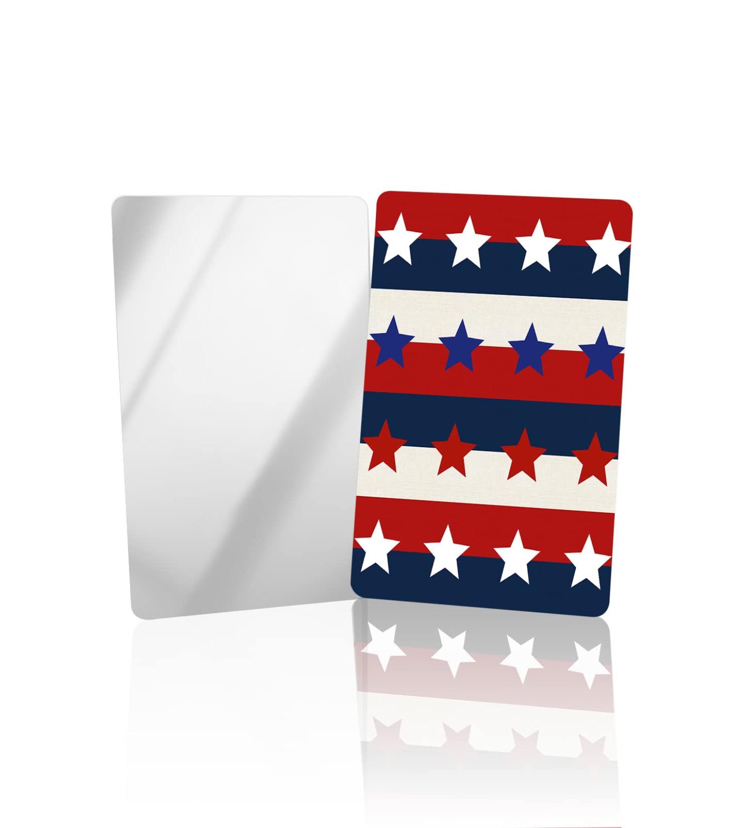 4 PCS American Star Striped Compact Mirrors for Purse and Travel - Buy Online on GoSupps.com