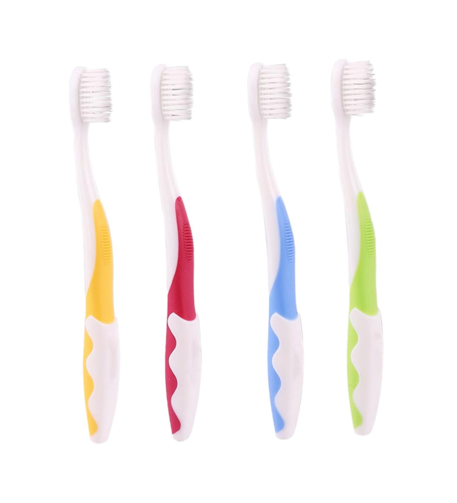 Clispeed Kids Toothbrush Set - 4 Soft Bristle Toothbrushes & Tongue Cleaner for Children & Babies | Oral Care Tools with Silver Ion for Pregnant Women - International Shipping Available - Buy Online on GoSupps.com