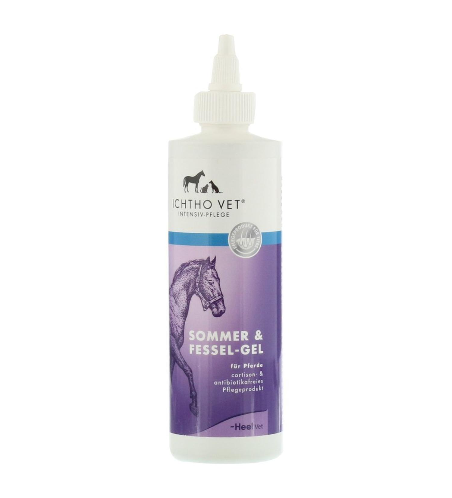 Ichtho Vet Summer & Fetlock Gel for horses for the care of horse skin with a tendency to itch 50 g