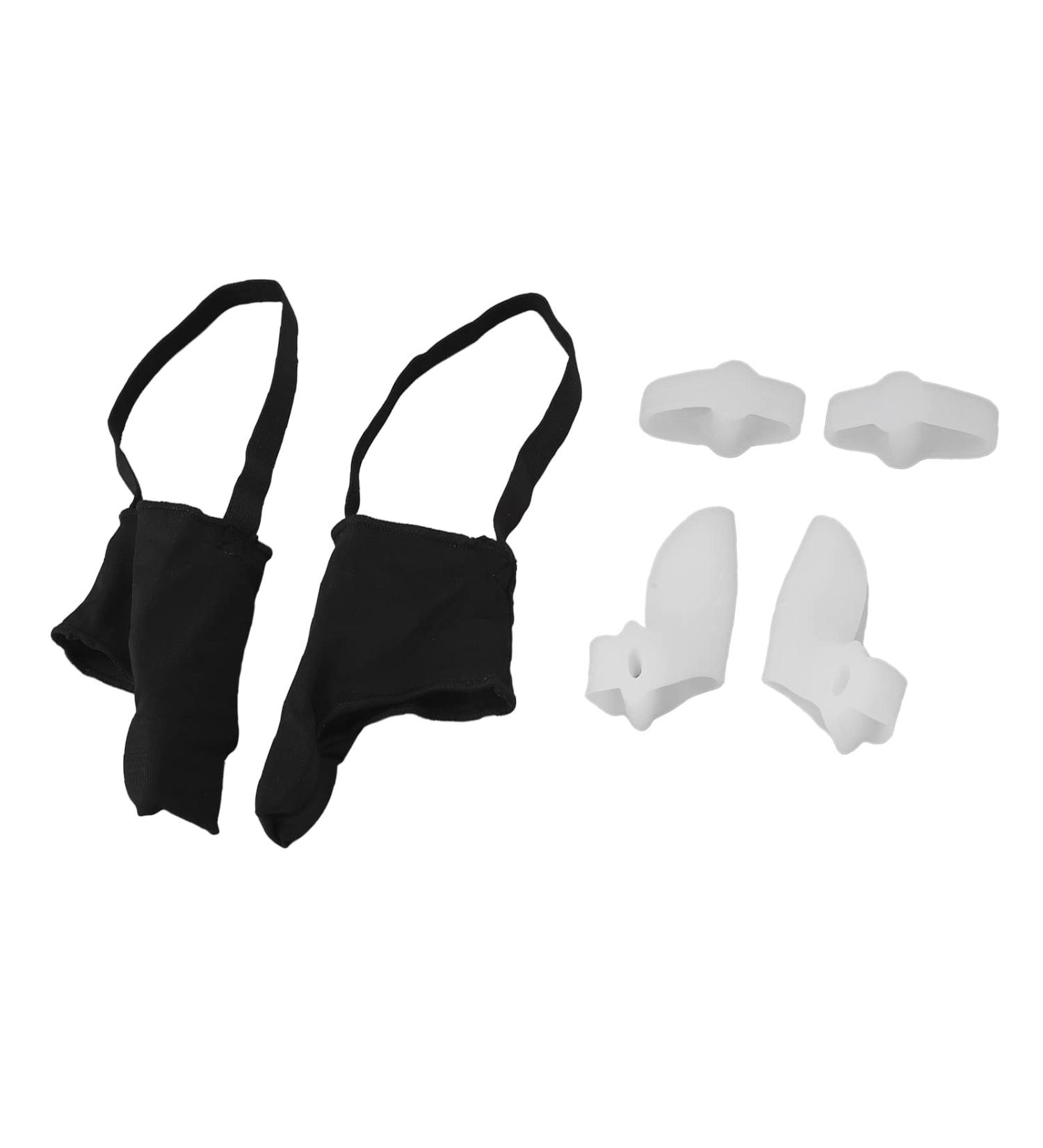 Black Toe Correction Straightener - Wear Resistant Hallux Valgus Corrector for Discomfort Relief - Buy Online on GoSupps.com