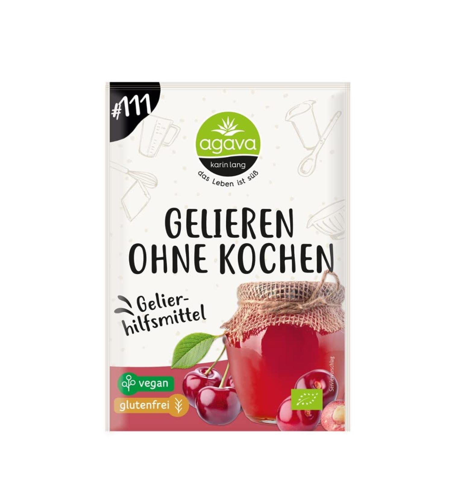 AGAVA gelling without cooking organic 18g (pack of 2)