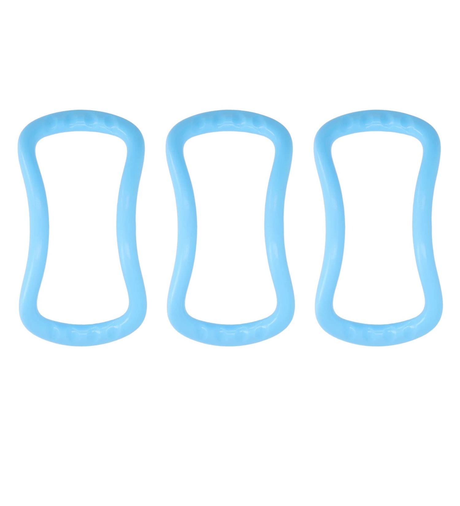Vgeby Yoga Rings - 3 Pieces Yoga Massage Training Circles for Stretching Back & Legs | Toning Exercises | Ideal for Pregnant Women - Buy Online on GoSupps.com