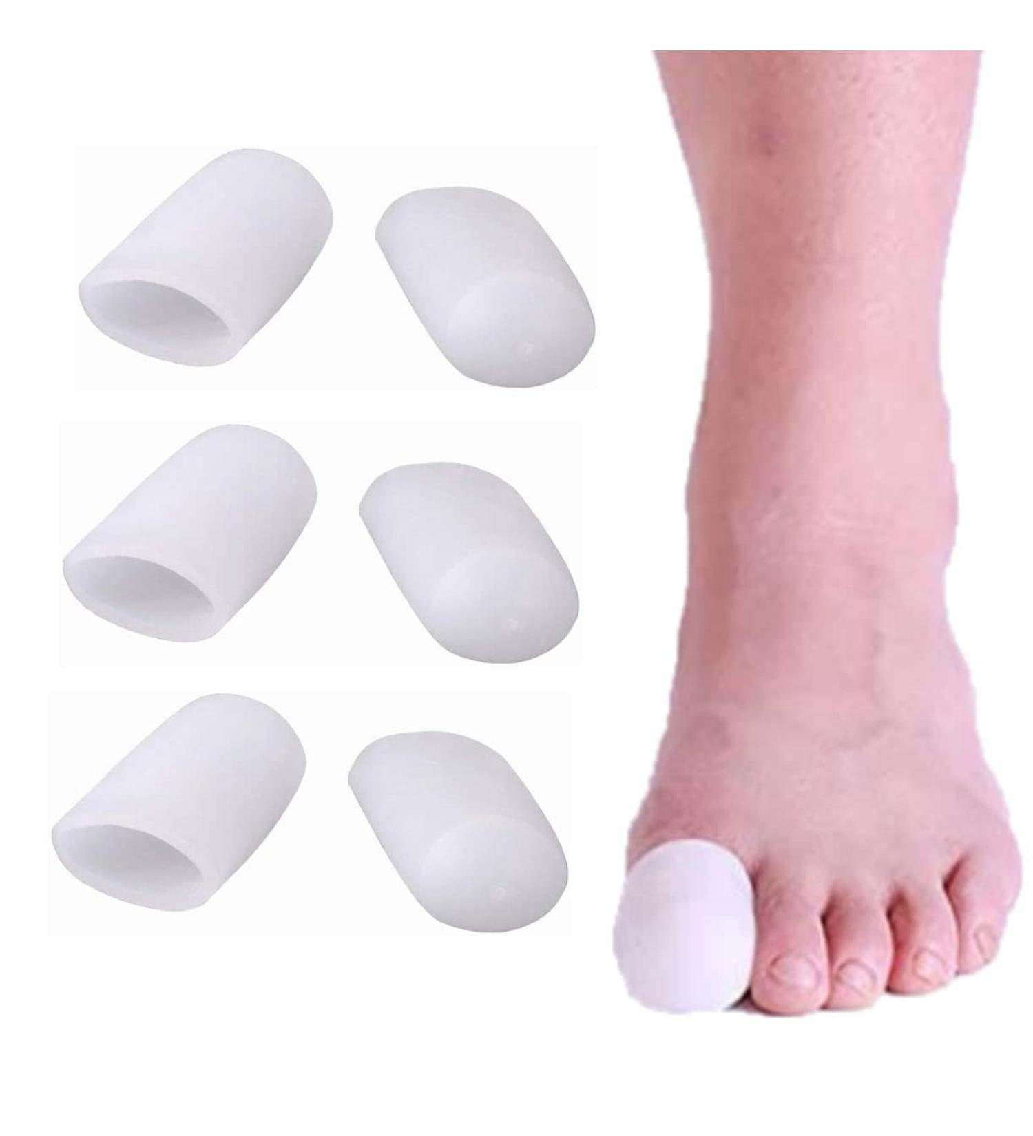 Pedimend Toe Tubular Dressing Bandages 3 Pairs - Nail Off Protectors, Joint Pain Relief, Ingrown Toenail Sleeves, Callus Cushion Blisters - Bunion Corrector (White) - Buy Online on GoSupps.com