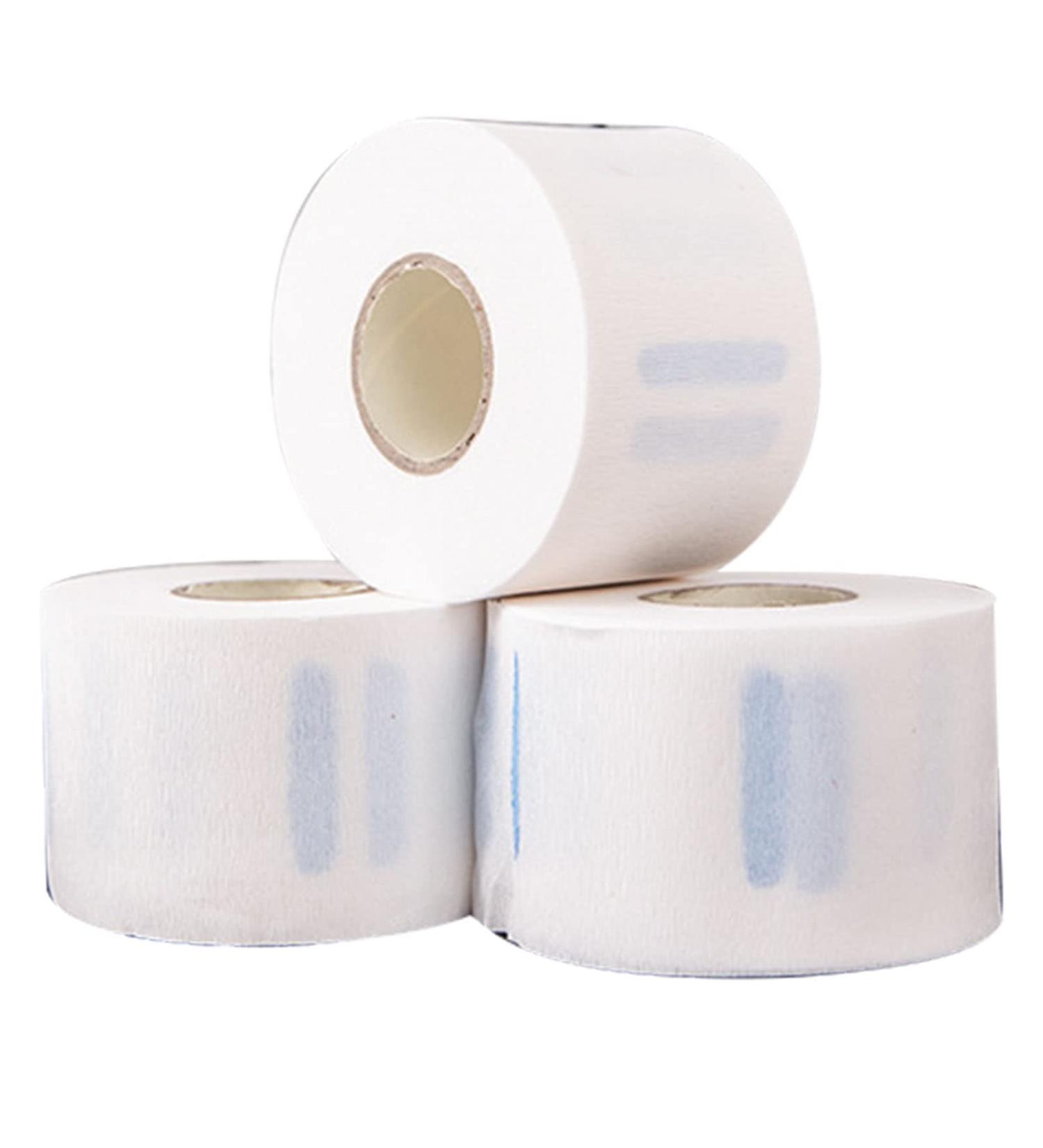 5 Rolls White Stretchable Hairdressing Neck Strips - Professional Paper Hair Cutting Tool for Salon Use - Buy Online on GoSupps.com