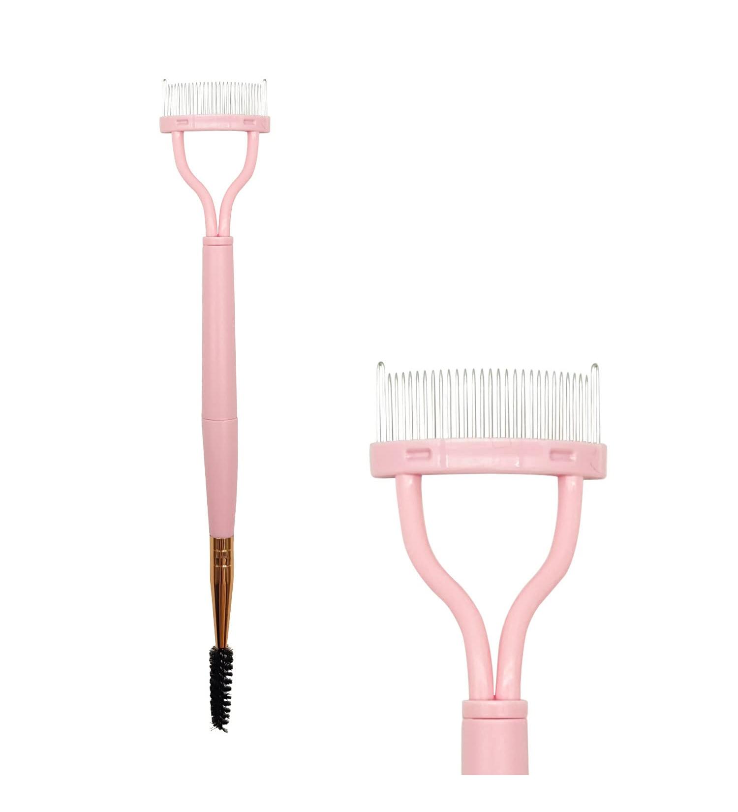 Eyelash Comb Curlers Double Sided Folding Makeup Mascara Applicator 2-in-1 Eyebrow Brush Tool Y10-ZDGZMS - Buy Online on GoSupps.com