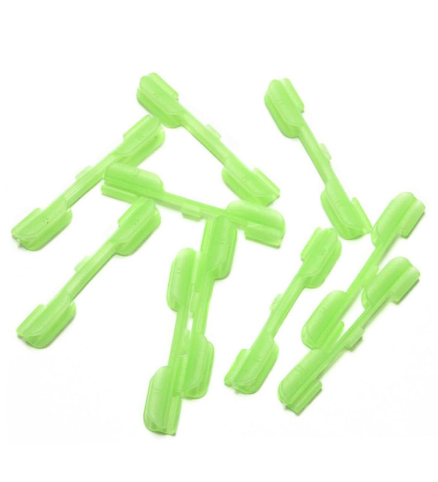 UNICOCO 10Pcs Night Fishing Clip - Fluorescent Glowstick Connections & Pole Tip Light Holder for Enhanced Fishing Experience - Buy Online on GoSupps.com