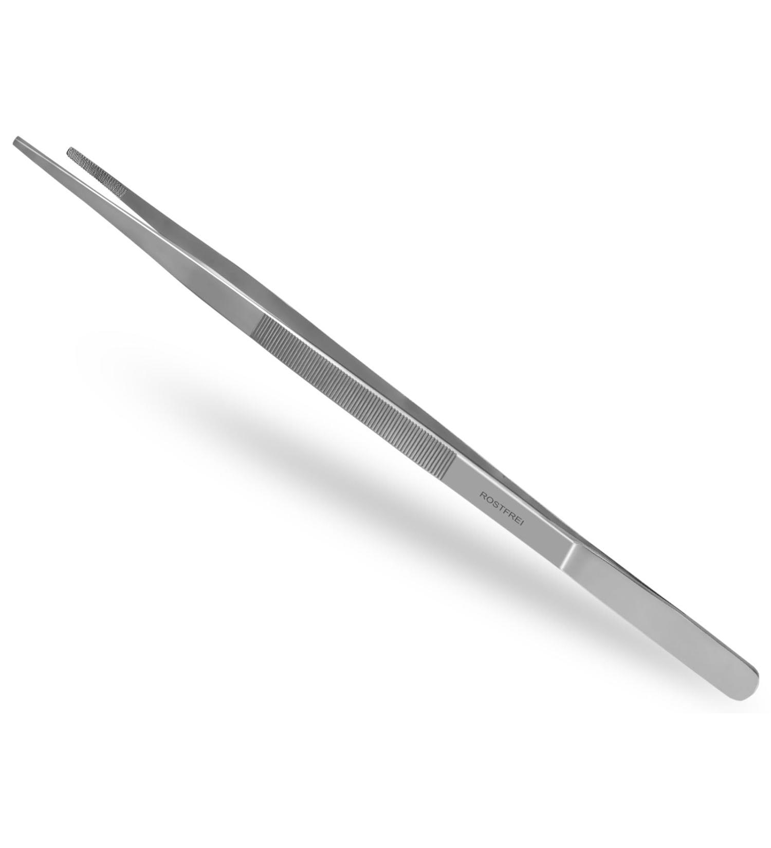 Stainless Steel Cooking Tweezers - 45cm Kitchen & Grill Tweezers for Precision Cooking | Buy Online Internationally - Buy Online on GoSupps.com