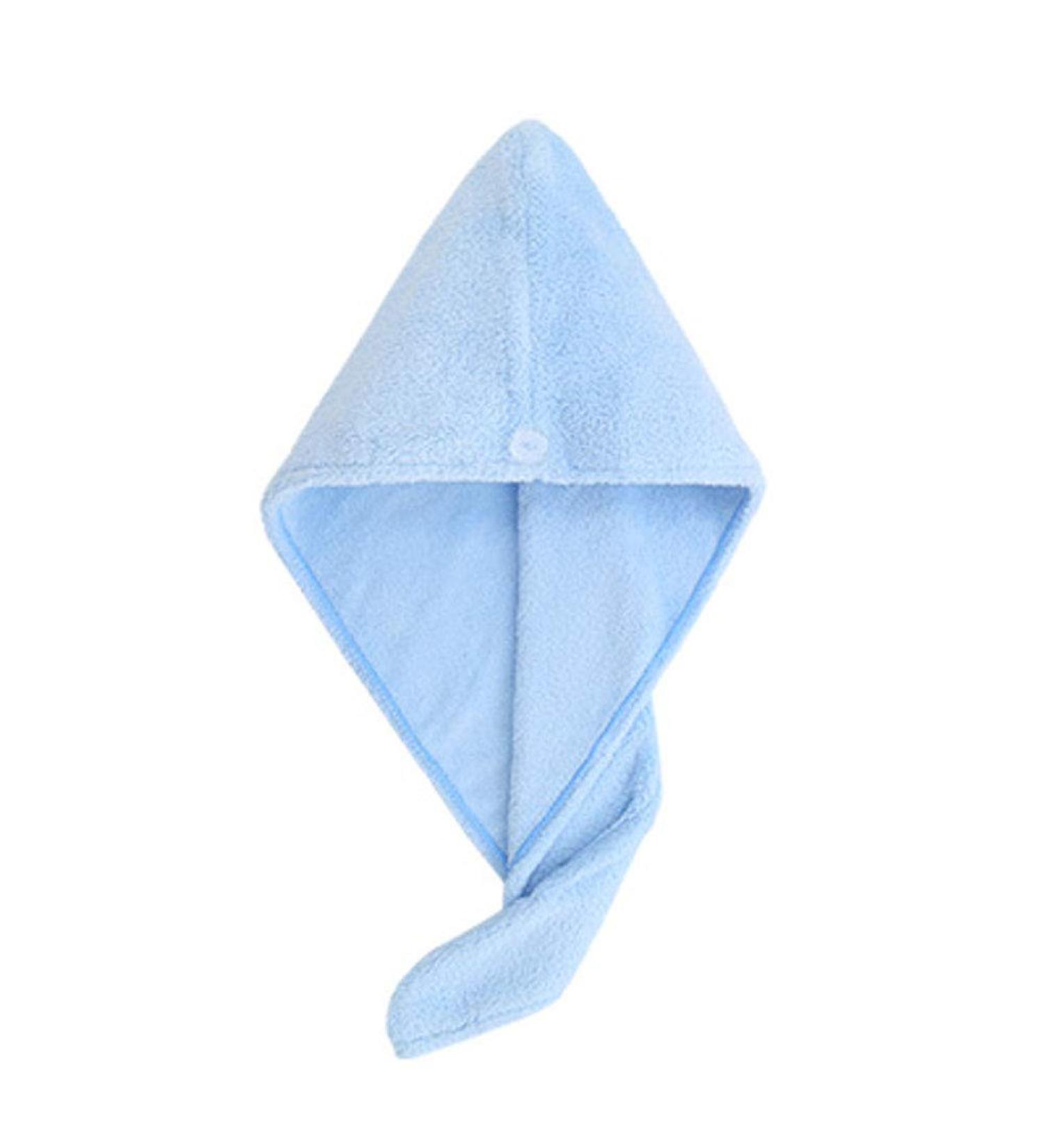 Hair Turban Microfiber Quick Dry - Super Absorbent Swim Cap | 2 Pack | Fast Drying Hair Solution - Buy Online on GoSupps.com