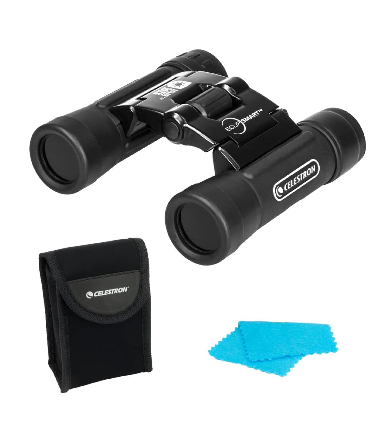 Celestron EclipSmart 10x25 Solar Eclipse Binoculars - ISO 12312-2 Compliant - Buy Online on GoSupps.com
