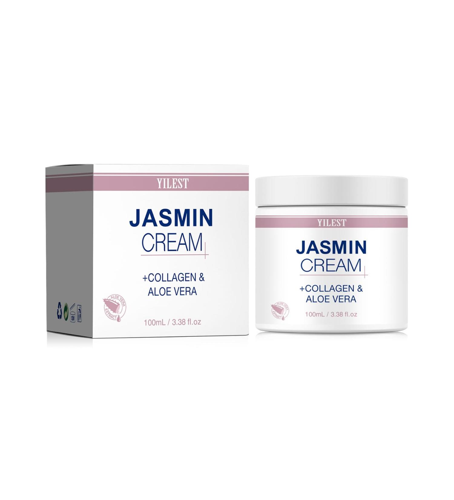 Jasmine Eye Repair Cream Under Eye Cream for Wrinkles and Puffiness Lightens Puffiness and Fine Lines Minimizes Dark Circles Helps Improve Dryness Hydrates and - Buy Online on GoSupps.com