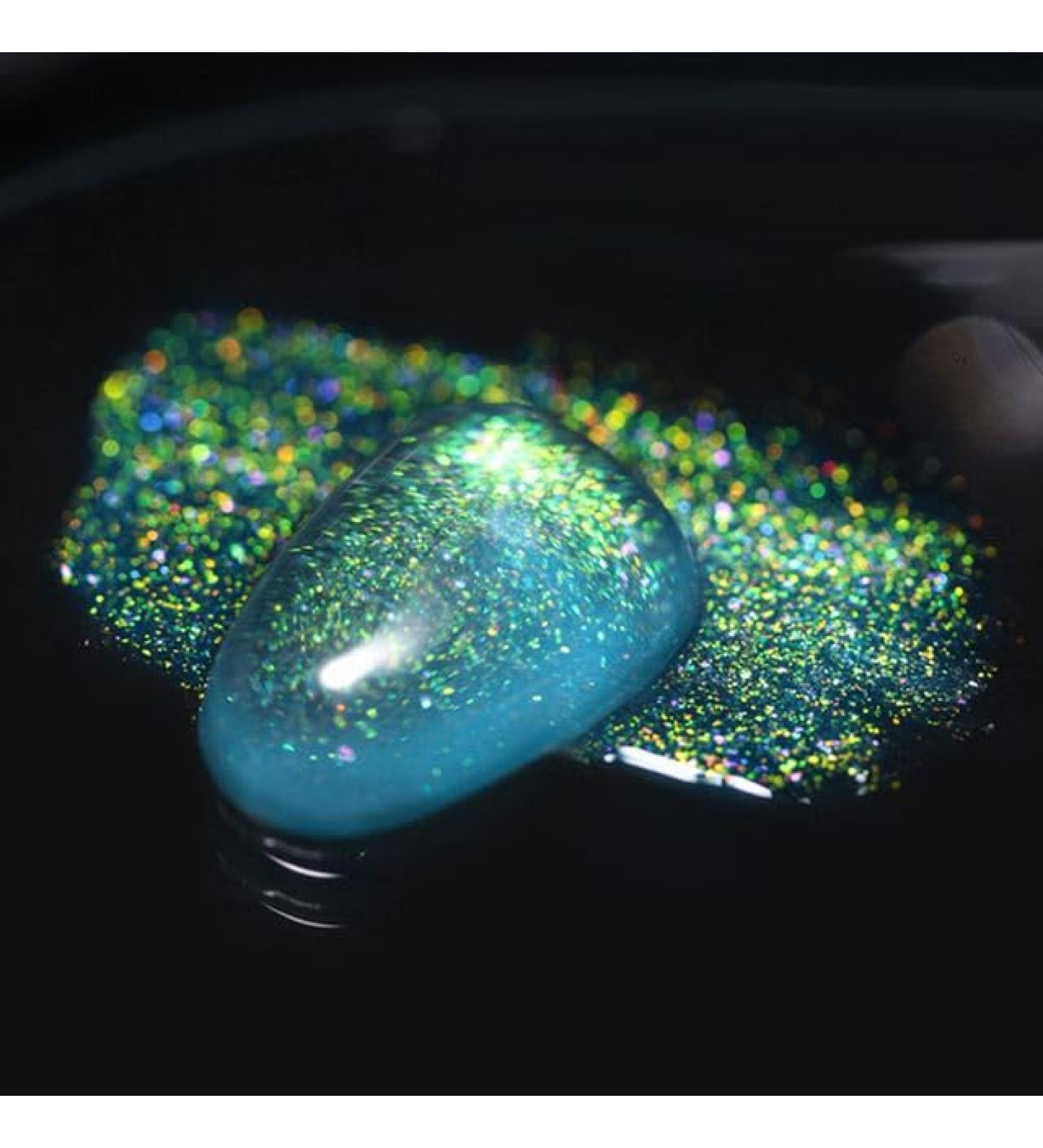 DIY UV Soak Off Gel Nail Varnish Pearl Shell Colors Top Coat Gel Shiny Aurora Gel Nail Polish - (Color: 3) - Buy Online on GoSupps.com