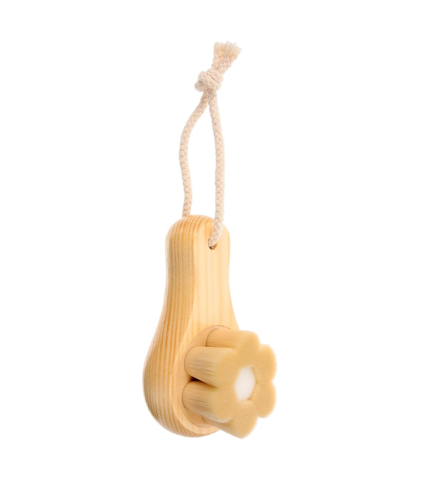 VINTORKY Facial Wash Brush with Wooden Handle Pore Cleansing Brush Face Sponges Face Exfoliator Skin Care Tools Scrubber Face Cleansing Brush Artificial Fiber Manual Washbasin - Buy Online on GoSupps.com