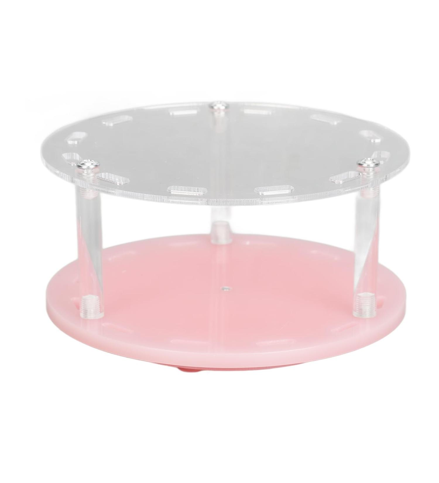 Acrylic Eyelash Tweezers Stand Holder 12 Holes Rotatable Design Organized Storage for Extension Tools (Terrazzo Pattern Color) - Buy Online on GoSupps.com