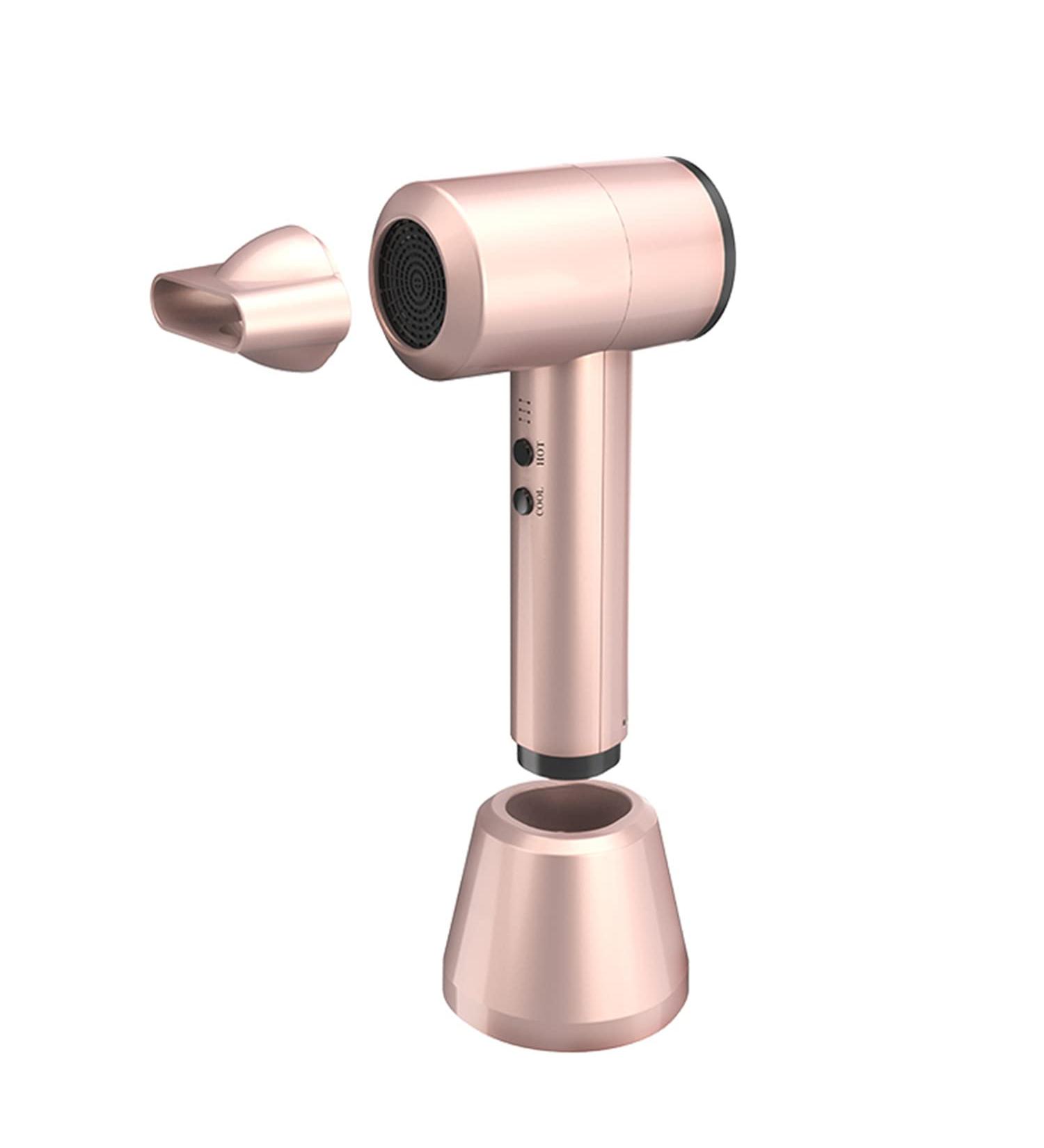 Rechargeable Hair Dryers Cordless Hair Dryers with 5000mAh Battery and Charging Base 6 Temperatures Portable Wireless Blow Dryer for Indoor Outdoor Travel - Buy Online on GoSupps.com