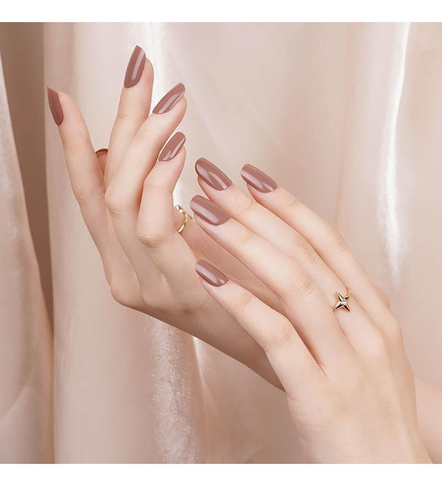 Zaubern gel4Home - Premium UV Nail Wraps & Foils | Semi-Cured Gel Nails in Taupe | International Shipping Available - Buy Online on GoSupps.com