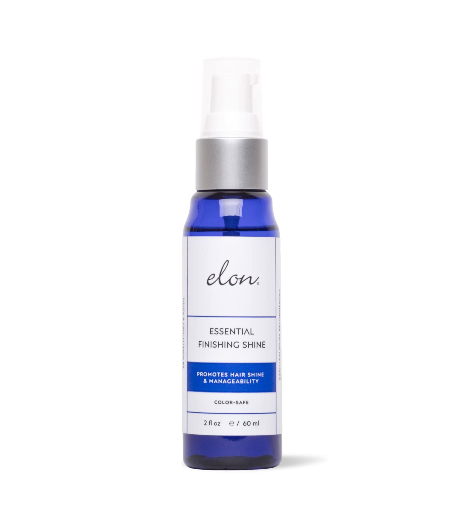 Elon Finishing Hair Shine Spray - Fast Drying Thermal Protector Shiny Hair Serum with Panthenol & Silk Best Heat Protectant for Dull Hair - Buy Online on GoSupps.com