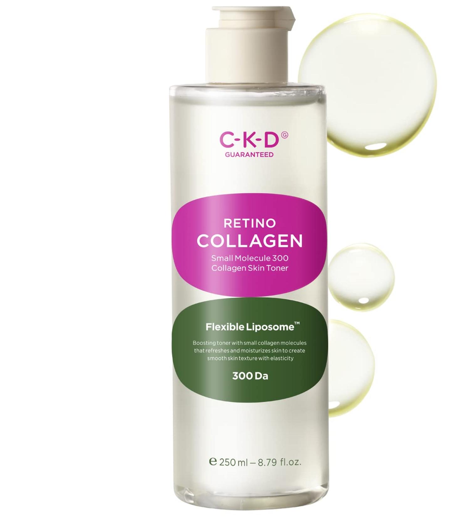 CKD Retino Collagen Skin Toner - Anti-Aging Hydrating Formula for Dry Skin Pore Tightening & Improved Texture - 8.5 fl. oz - Buy Online on GoSupps.com