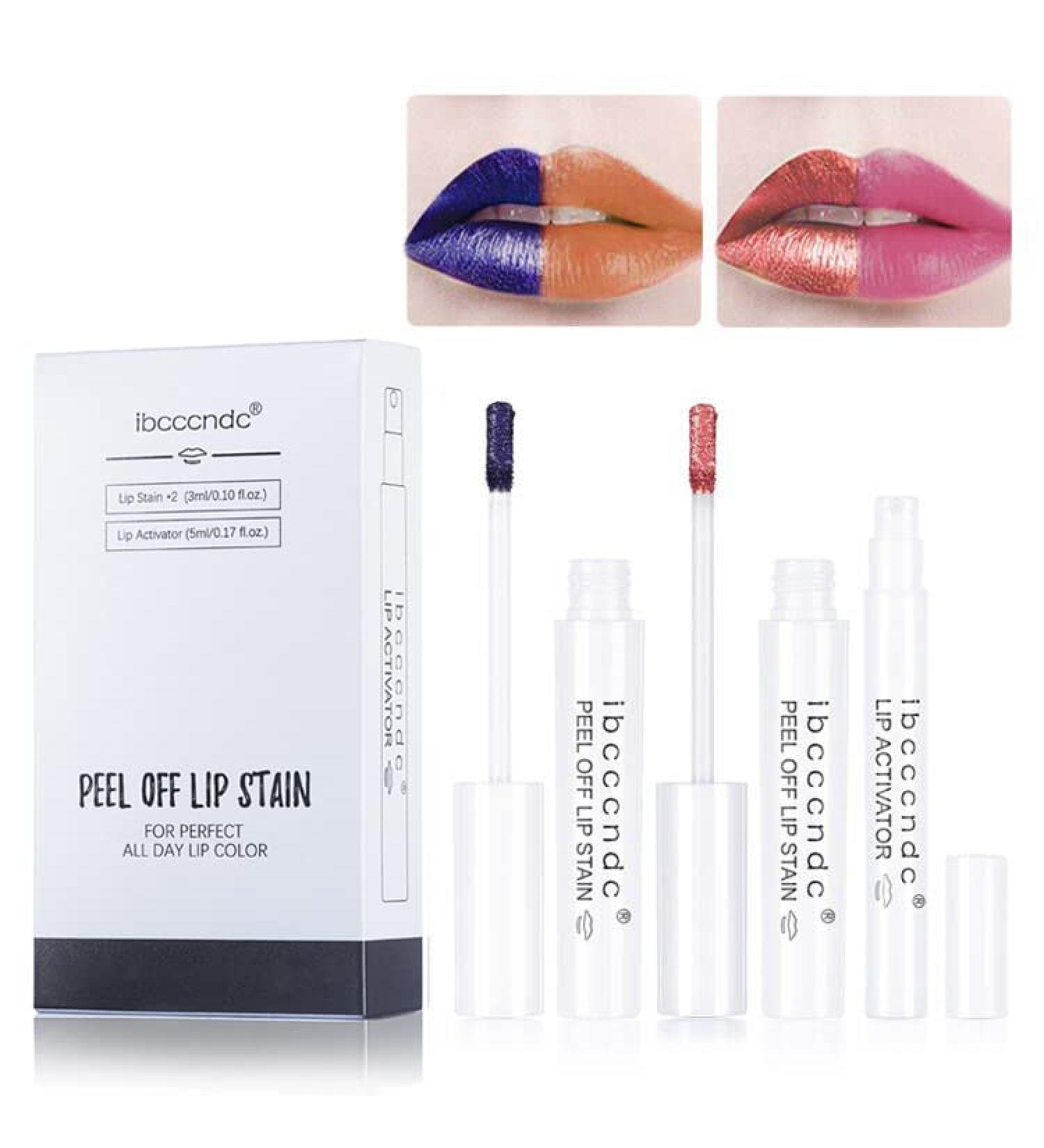 Buy ibcccndc Peel Off Lip Stain - Long Lasting Smudge Proof Waterproof Vegan Liquid Lipstick - 4 Shades Available | International Shipping - Buy Online on GoSupps.com