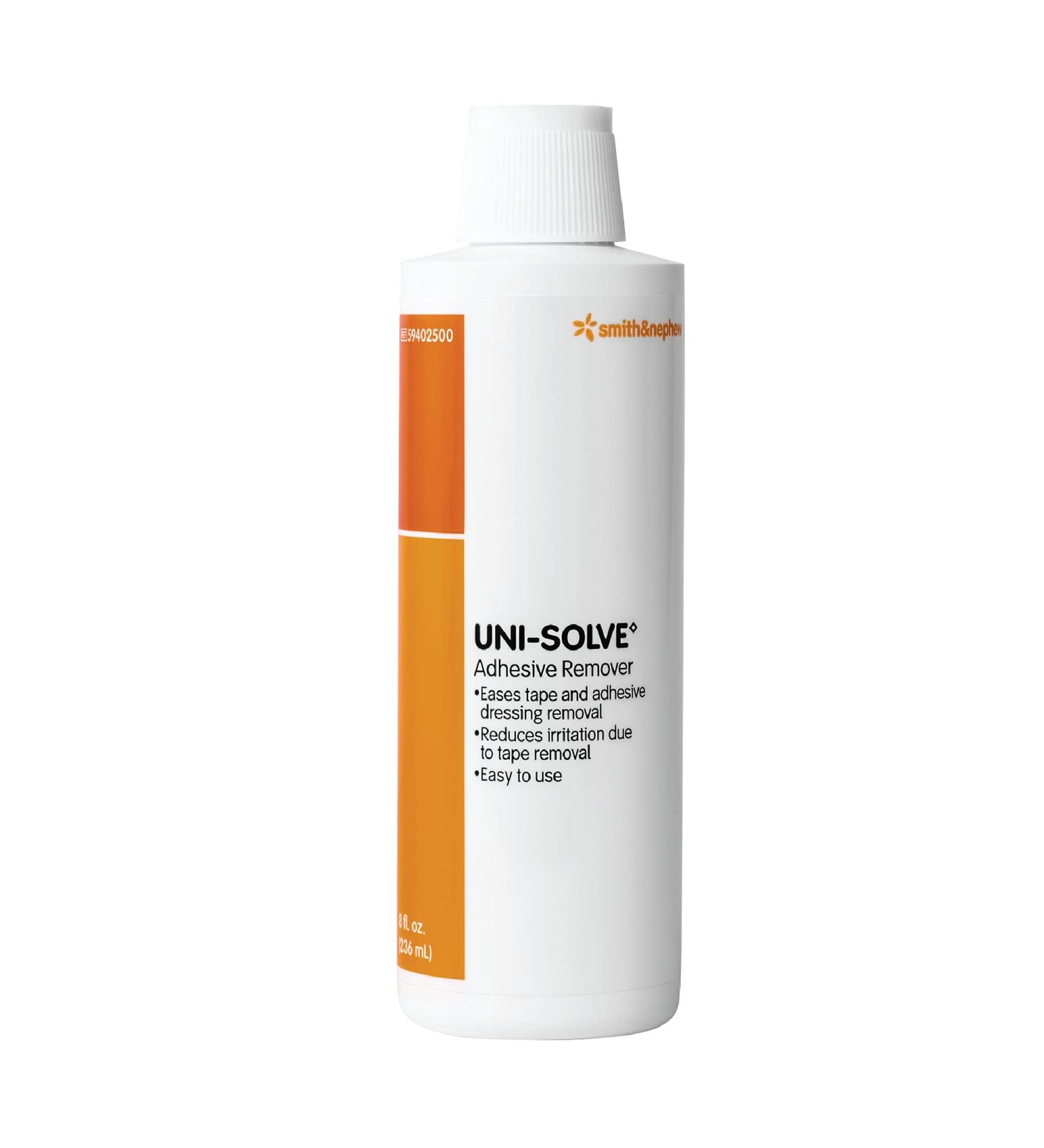 Smith & Nephew UNI-SOLVE Adhesive Remover 8-Ounce Bottle for Medical Tape & Adhesive Appliances - Buy Online on GoSupps.com
