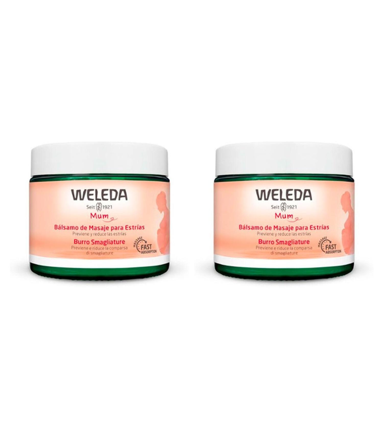 Weleda Weleda Mum Moisturizing Body Balm 150ml x 2 Anti-Stretch Marks