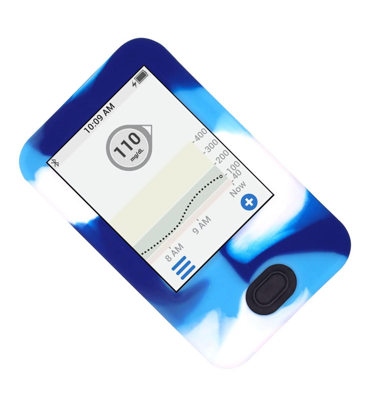 Dexcom G6 Mobile CGM Silicone Case - Premium SNK Mixed/BLWH Design - Buy Online on GoSupps.com