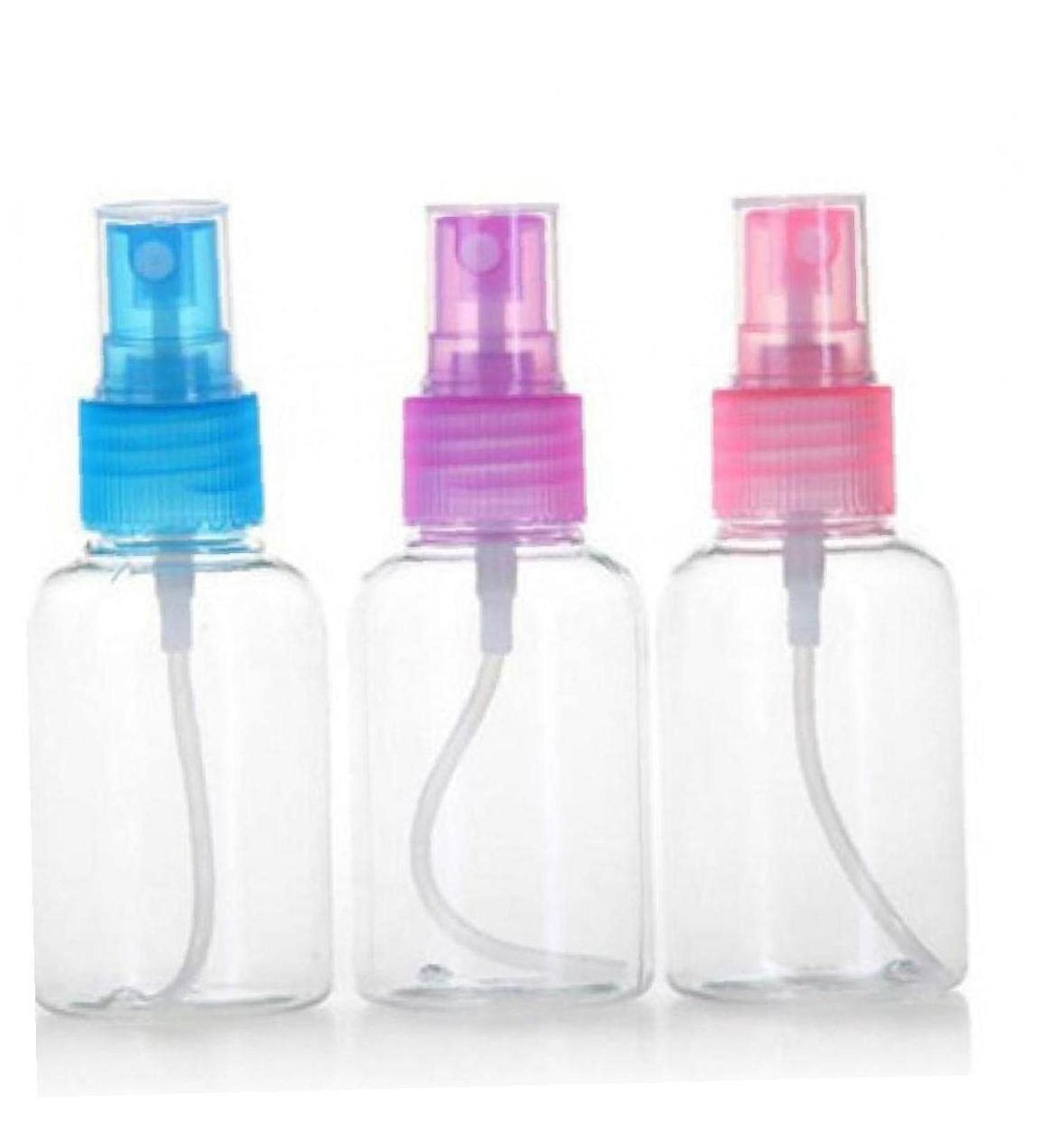 Pinicecore 30ml Refillable Plastic Spray Bottle - Clear Liquid Container for Makeup Cosmetics & Hair - Perfect for Travel & Home Use - Buy Online on GoSupps.com