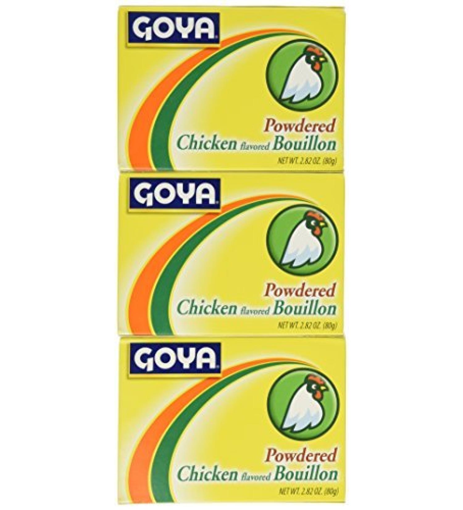 Goya Chicken Bouillon Cubes 2.82 OZ (Pack of 3 Boxes) - Buy Online on GoSupps.com