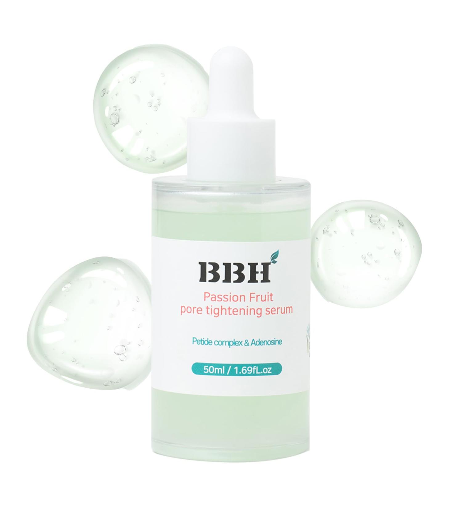 BBH Passion Fruit Pore Tightening Serum | Pore Minimizer Serum | Oily & Dry Skin All Natural Vegan Korean Skin Care & K - Beauty Secret | Non Comedogenic Suitable for All Skin Types 1.69fl oz - Buy Online on GoSupps.com