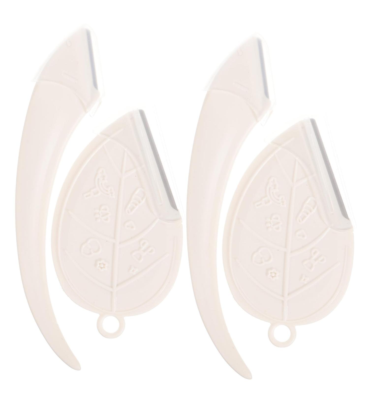 PopetPop 4-Piece Ergonomic Facial Hair Removal Set | Precision Eyebrow Razor & Comb Tool for Women - Buy Online on GoSupps.com