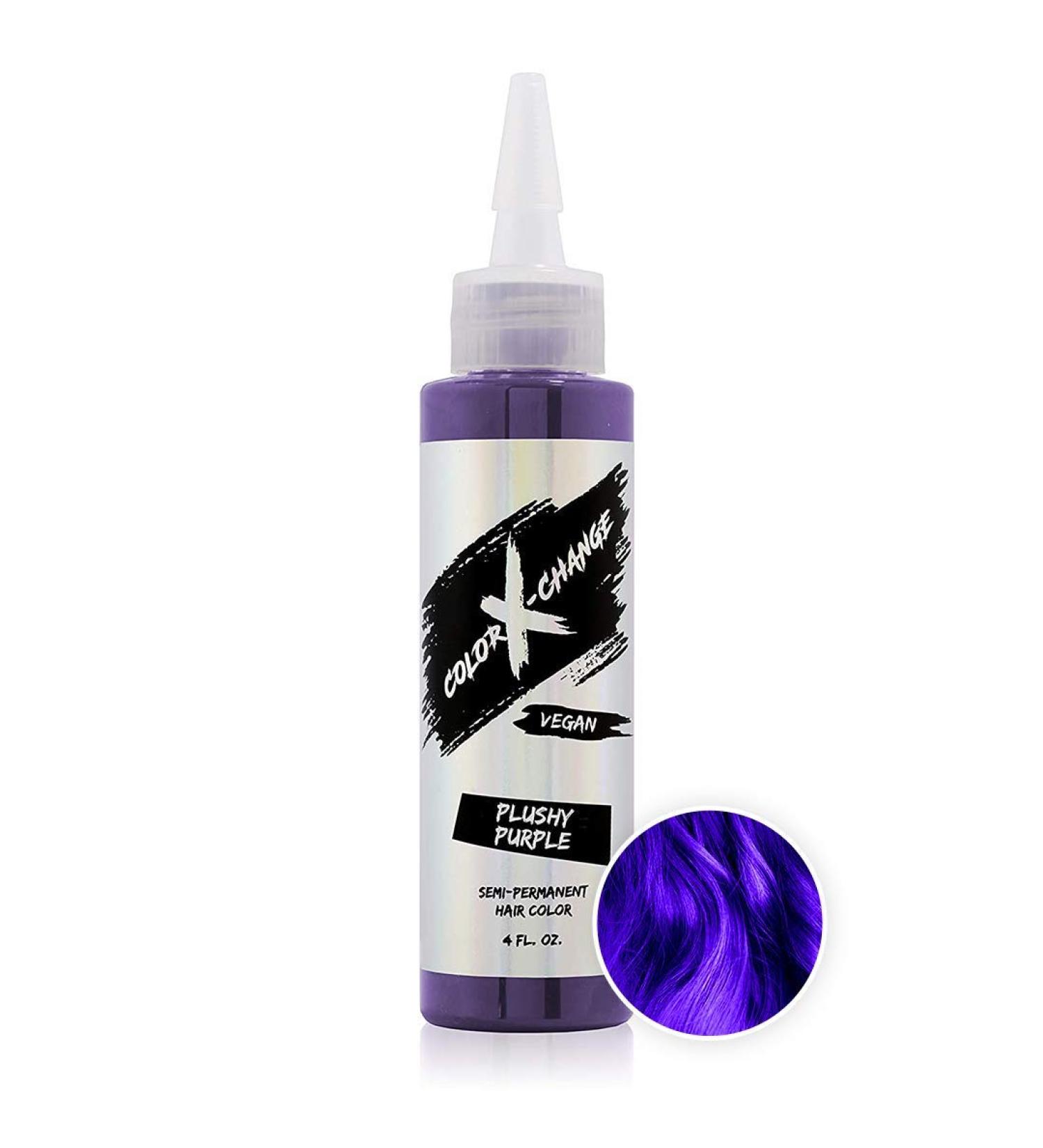 Color X-Change Semi-Permanent Hair Color - Plushy Purple | Vibrant and Long-Lasting - Buy Online on GoSupps.com