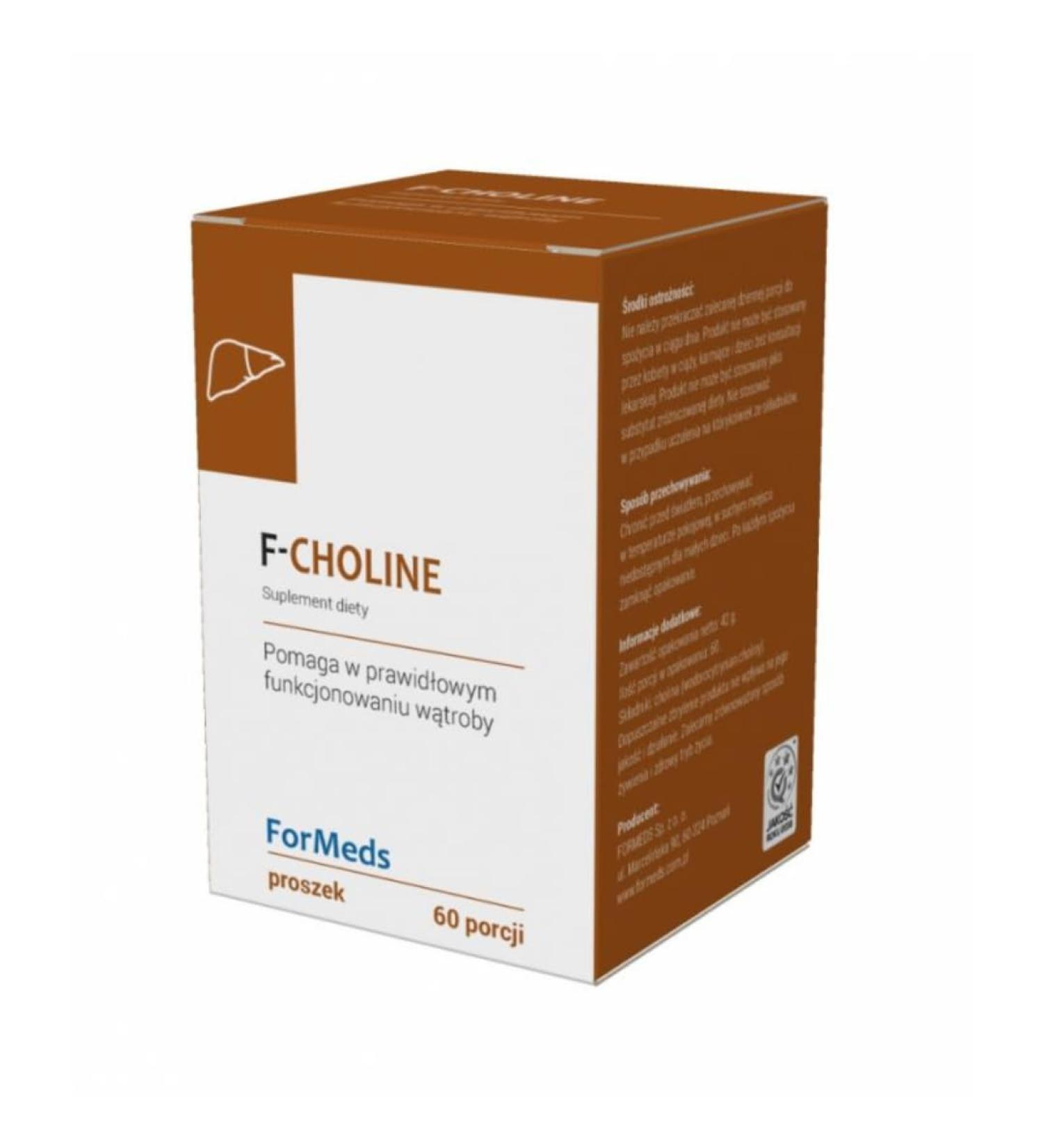 F-Cholin Cholin 245 mg 60 portions 42 g ForMeds