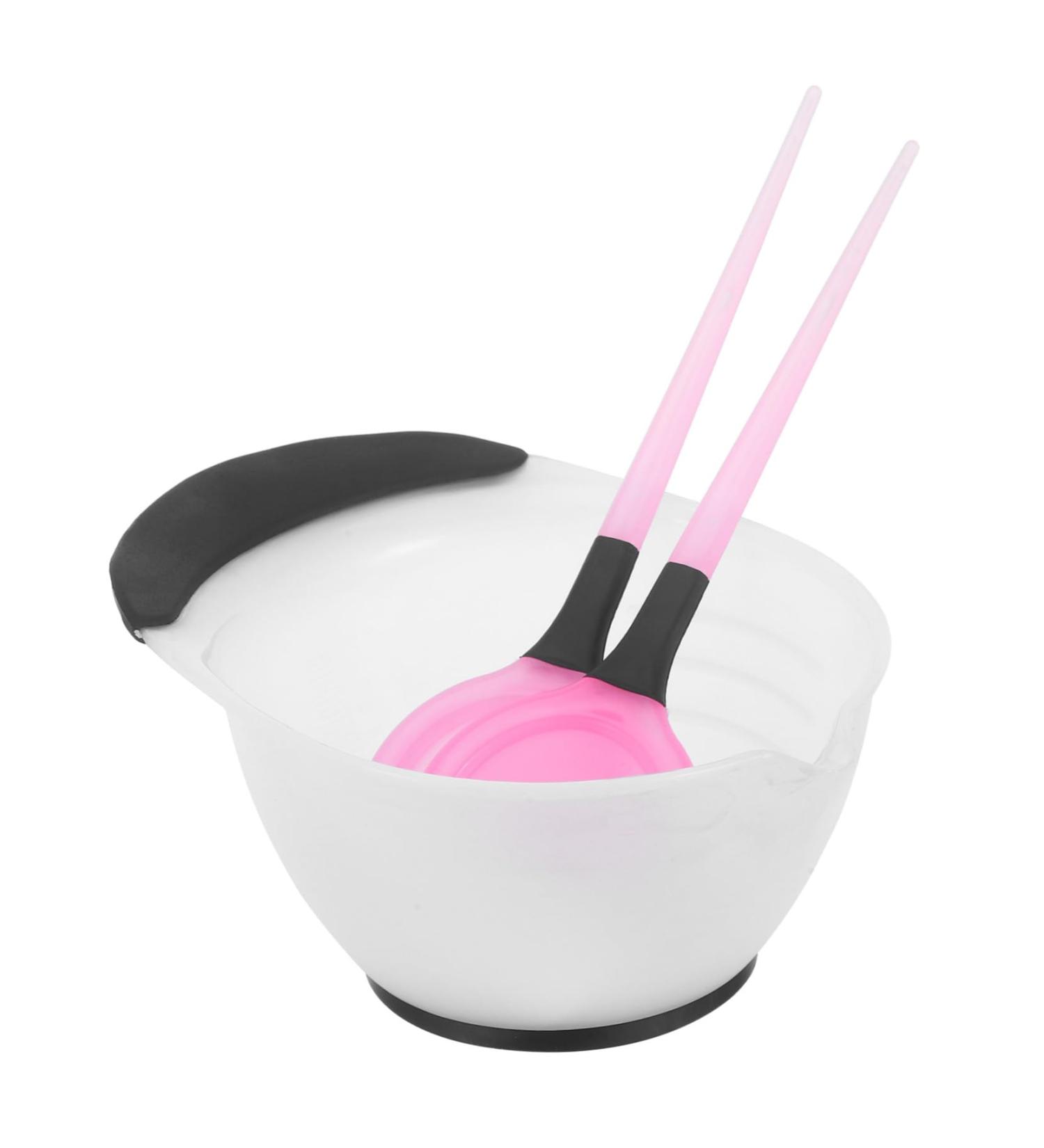 Bols De Teinture Pour Cheveux 1 Bol Blanc Et 2 Pinceaux Assortis Kit De Coloration Capillaire Professionnel Pour Usage Domestique Et Salon Accessoires Pratiques Pour Application Uniforme - Buy Online on GoSupps.com