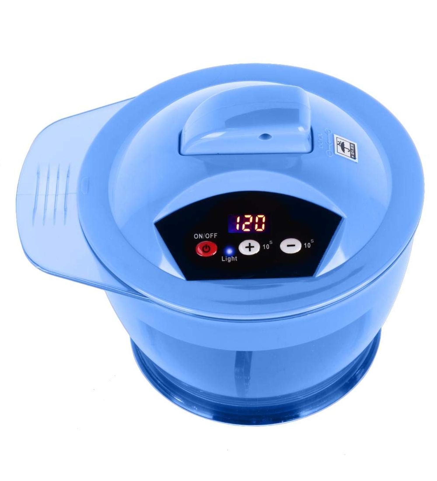 Electric Hair Coloring Bowl - Automatic Mixer Blender for Hair Dye - Blue - Buy Online on GoSupps.com