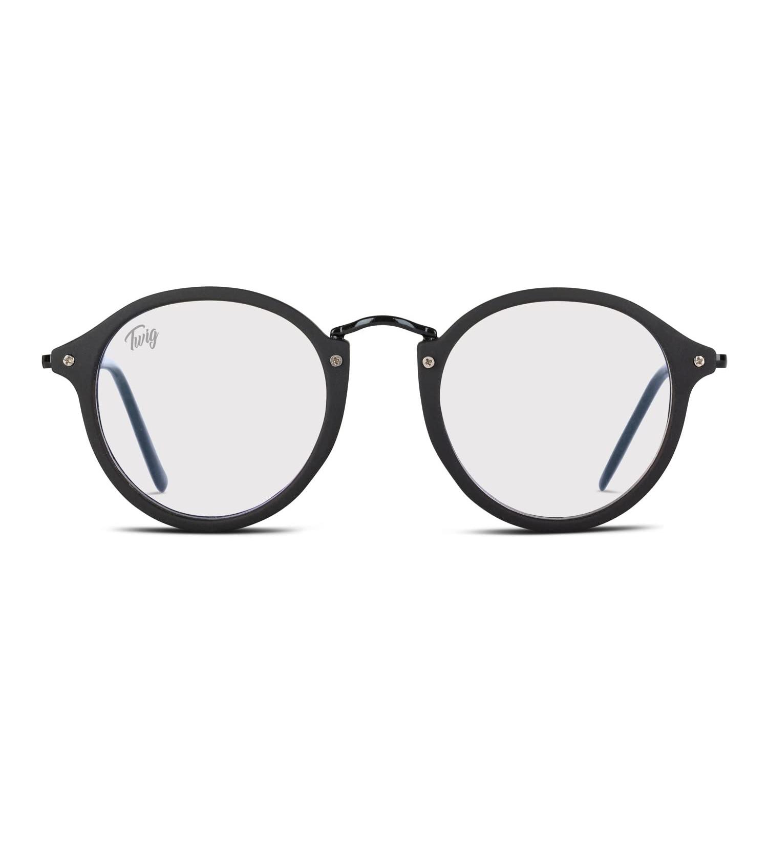 Buy TWIG Computer Glasses LEFT for Men & Women - Blue Block Screen Filter in Midnight Black | Protect Your Eyes Shop Now! - Buy Online on GoSupps.com