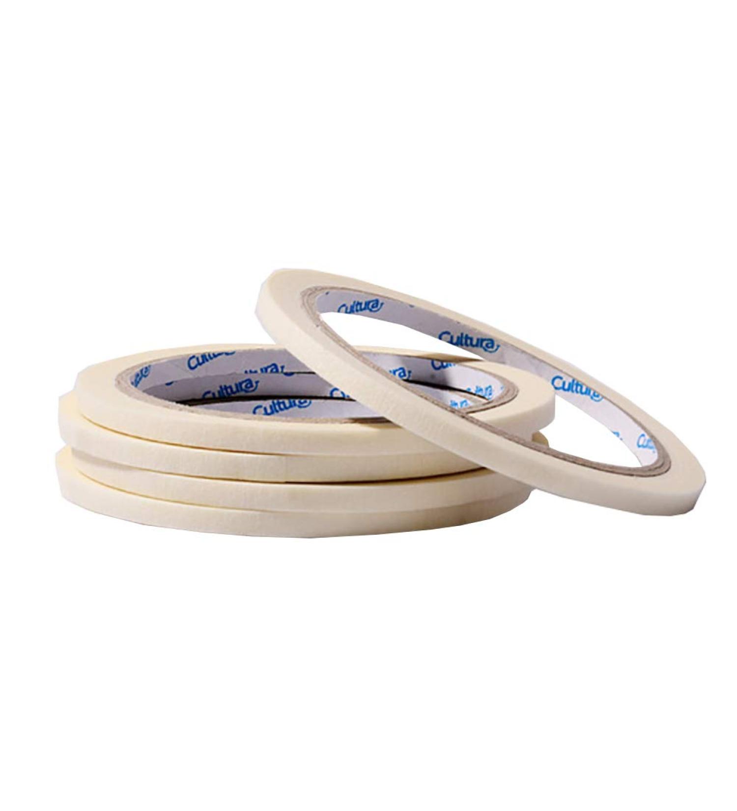 GSHLLO 5 PCS Adhesive Nail Art Guide Tapes Stickers - Nail Striping Line Tape 0.5cm - Buy Online on GoSupps.com