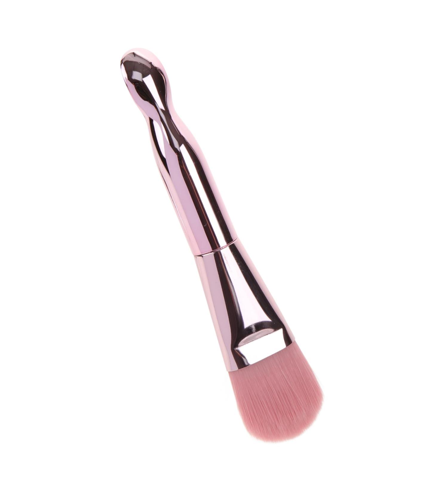 Mikinona Double-headed Facial Treatment Brush Facial Mask Brush Grubber Mask Brushes for Facials Mask Brush Applicator Salon Facial Women Mud Mask Brush Cream Spoon Aluminum Tube - Buy Online on GoSupps.com